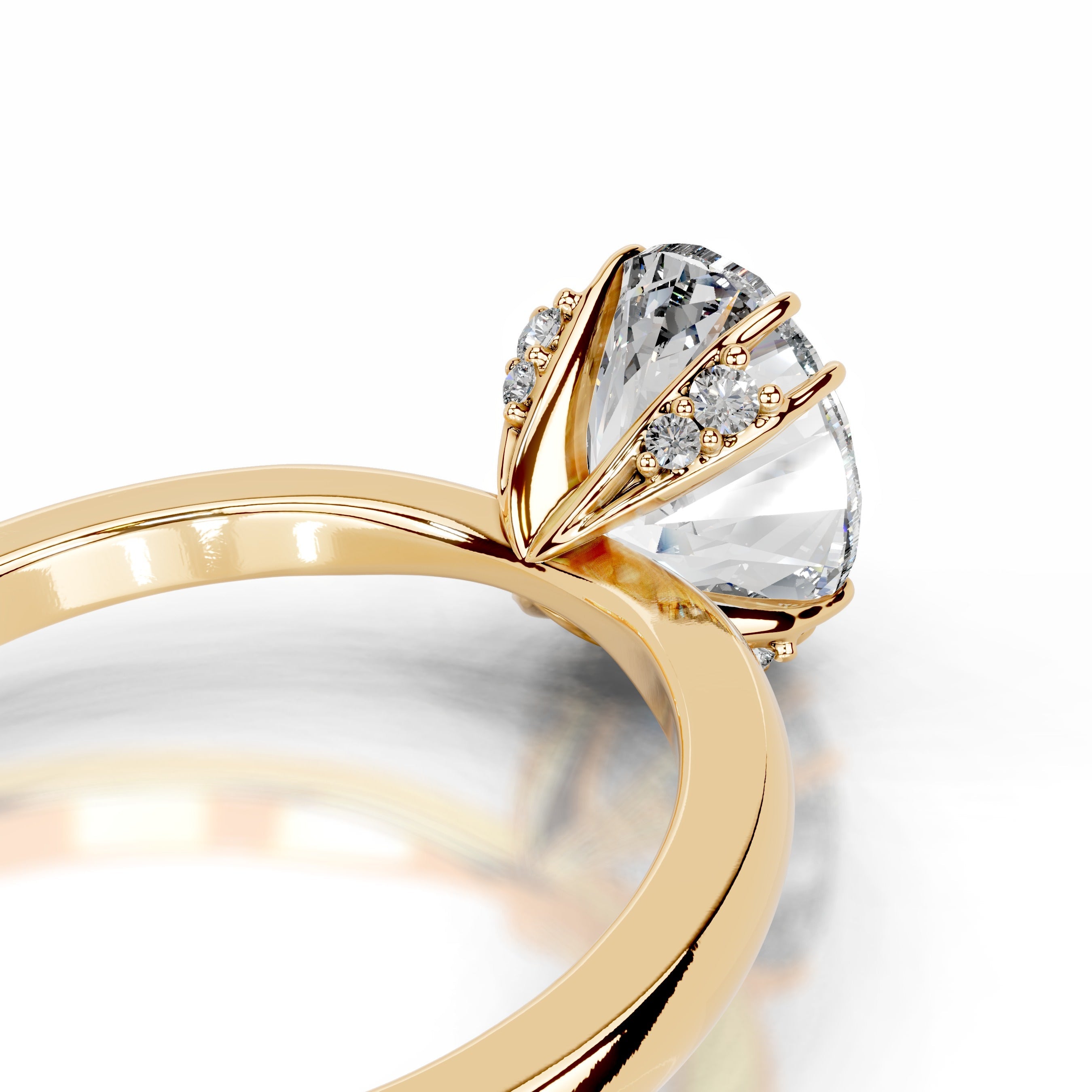Ballina Lab Grown Diamond Ring - 18K Yellow Gold (RTS)、mySite、hinf8tx79