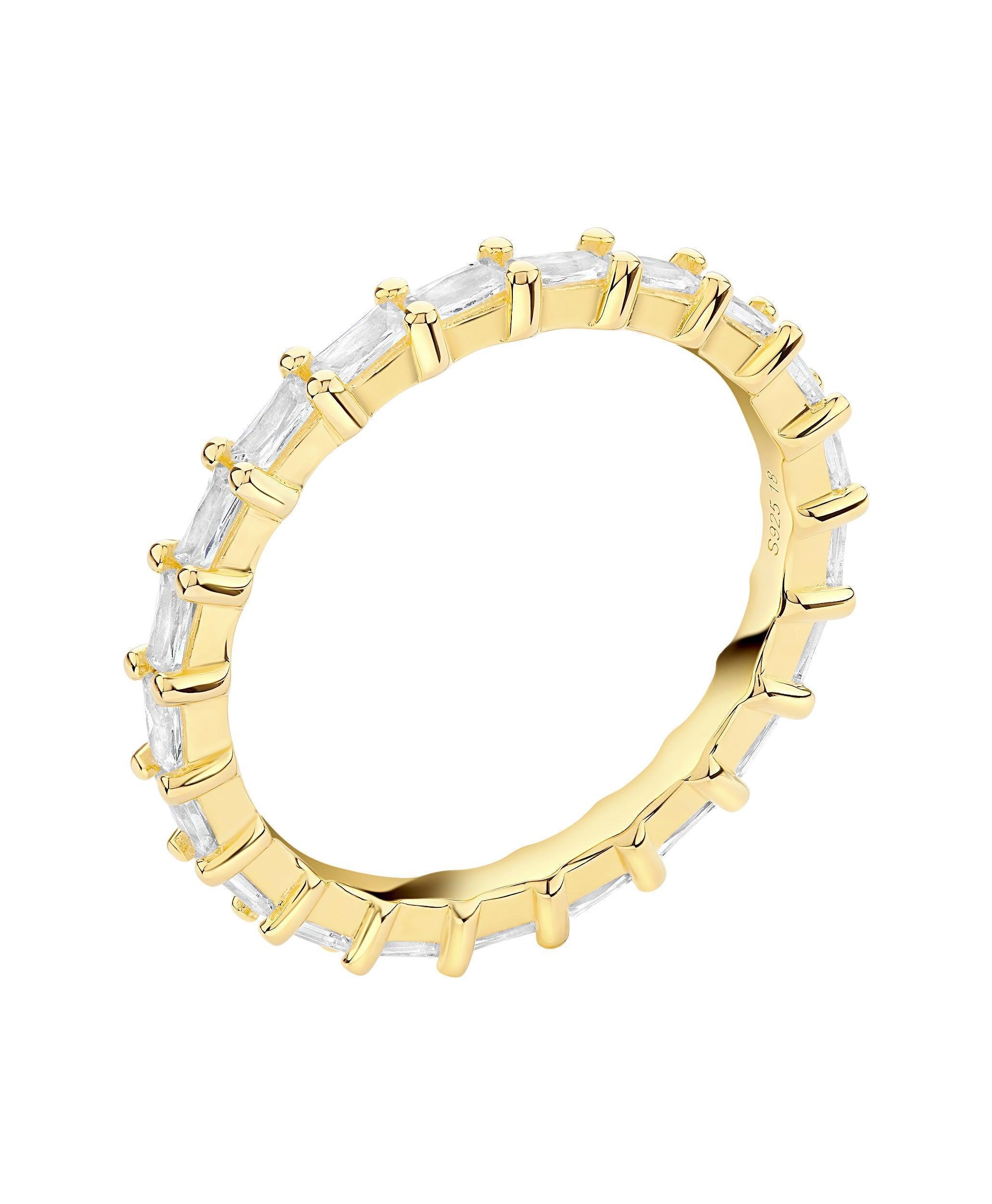 Lilja Ring White 18ct Gold Plated、mySite、botmansion