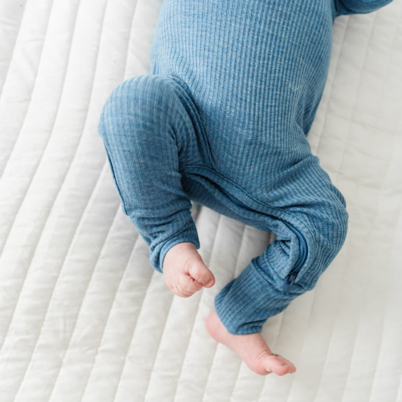 Heather Blue Ribbed Crescent Zippy、mySite、g9winljtr