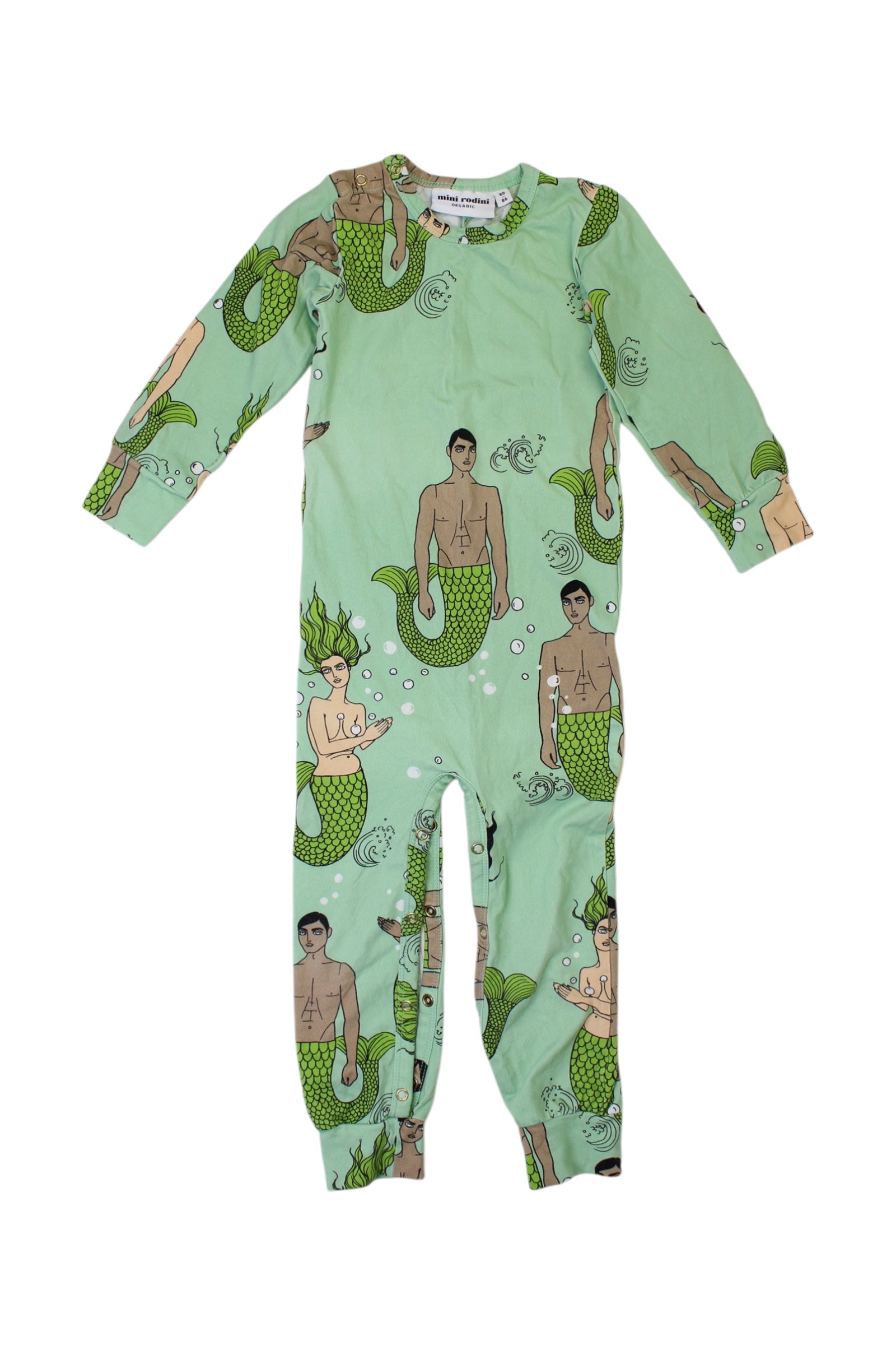 Mini Rodini Mermaid Romper 12-18M、mySite、g9winljtr