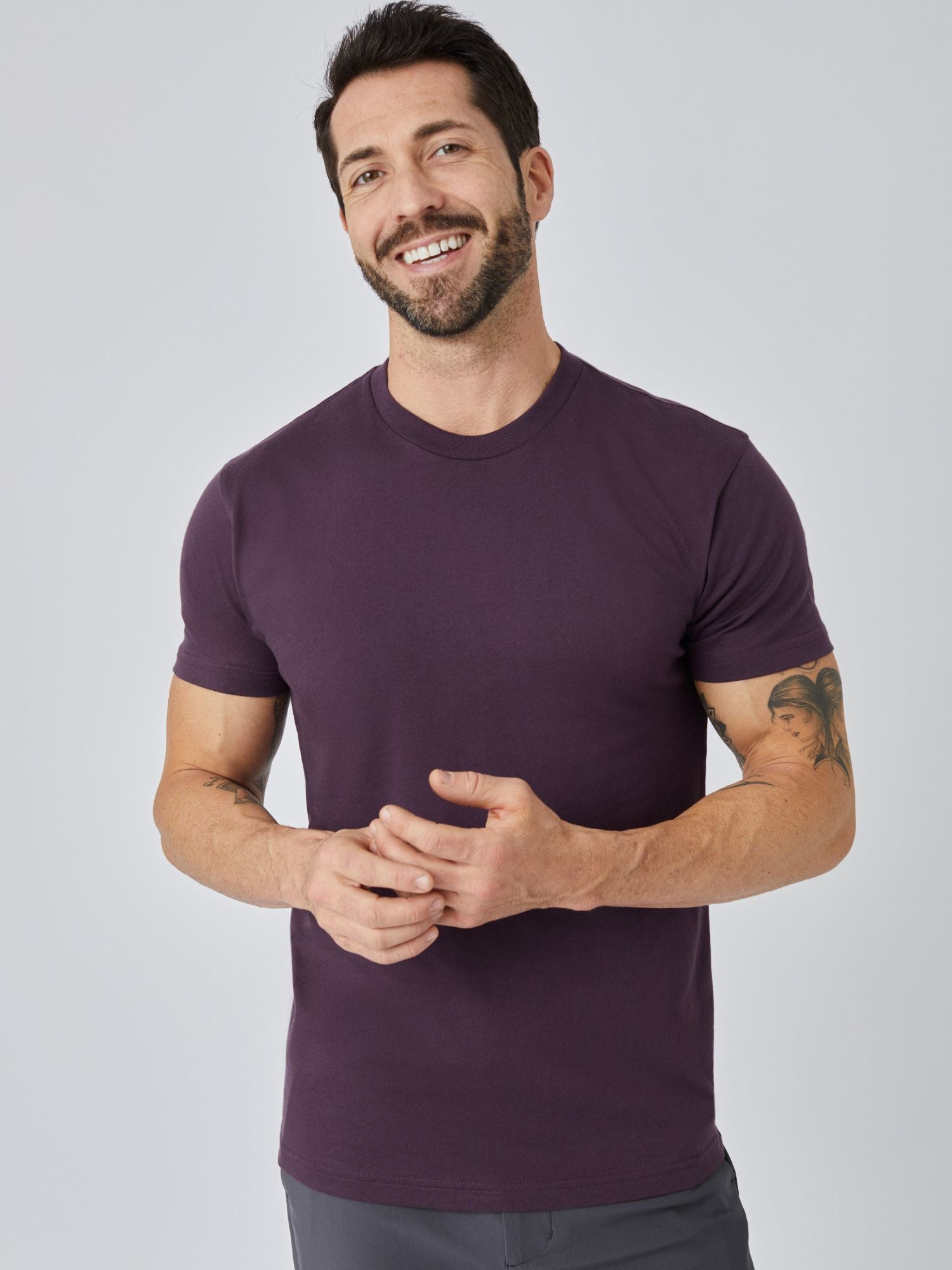  Nordic Purple Crew Neck FINAL SALE、mySite、ghnorth