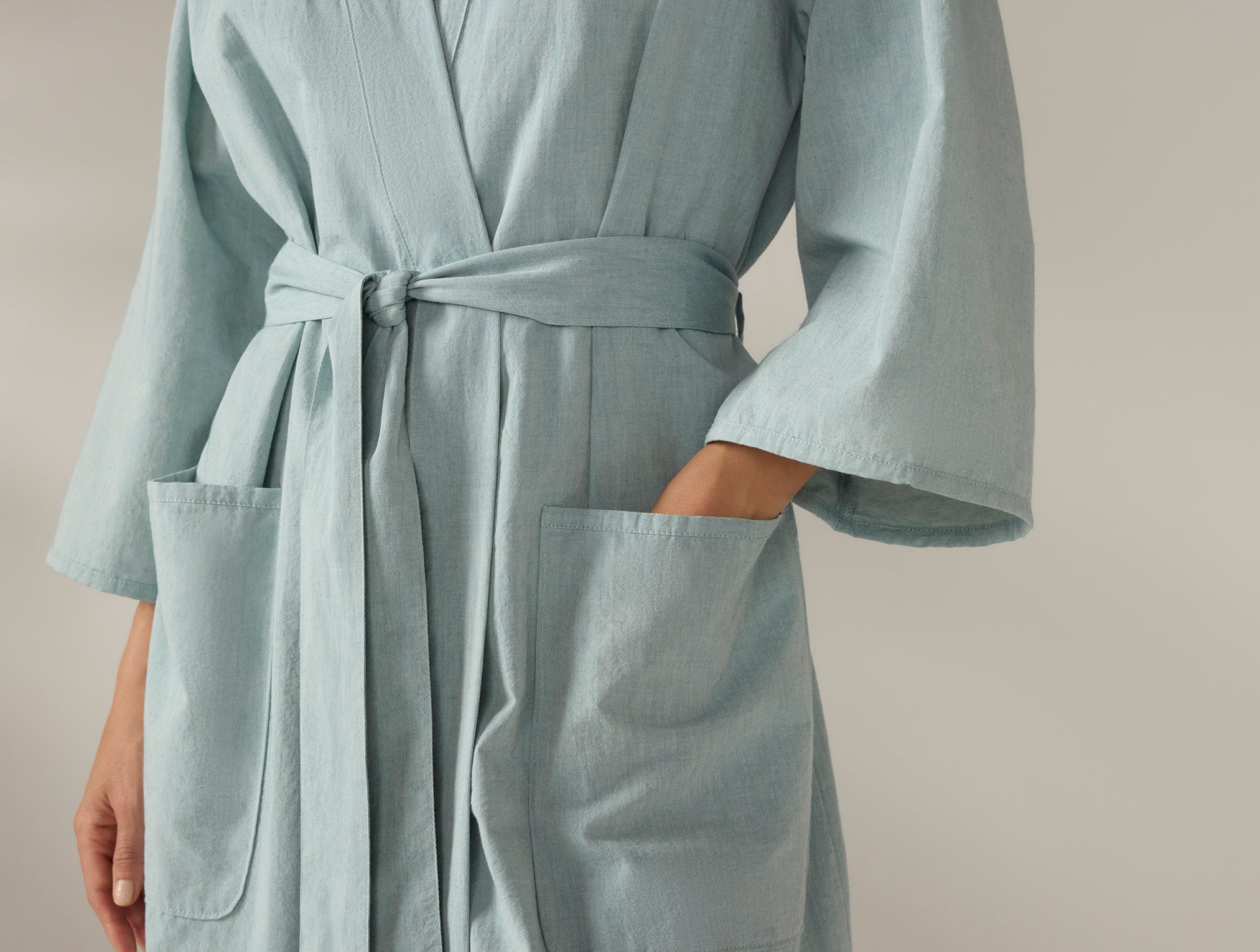  Women's Isla Organic Cotton Robe - Renewed、mySite、sugarbowlscore