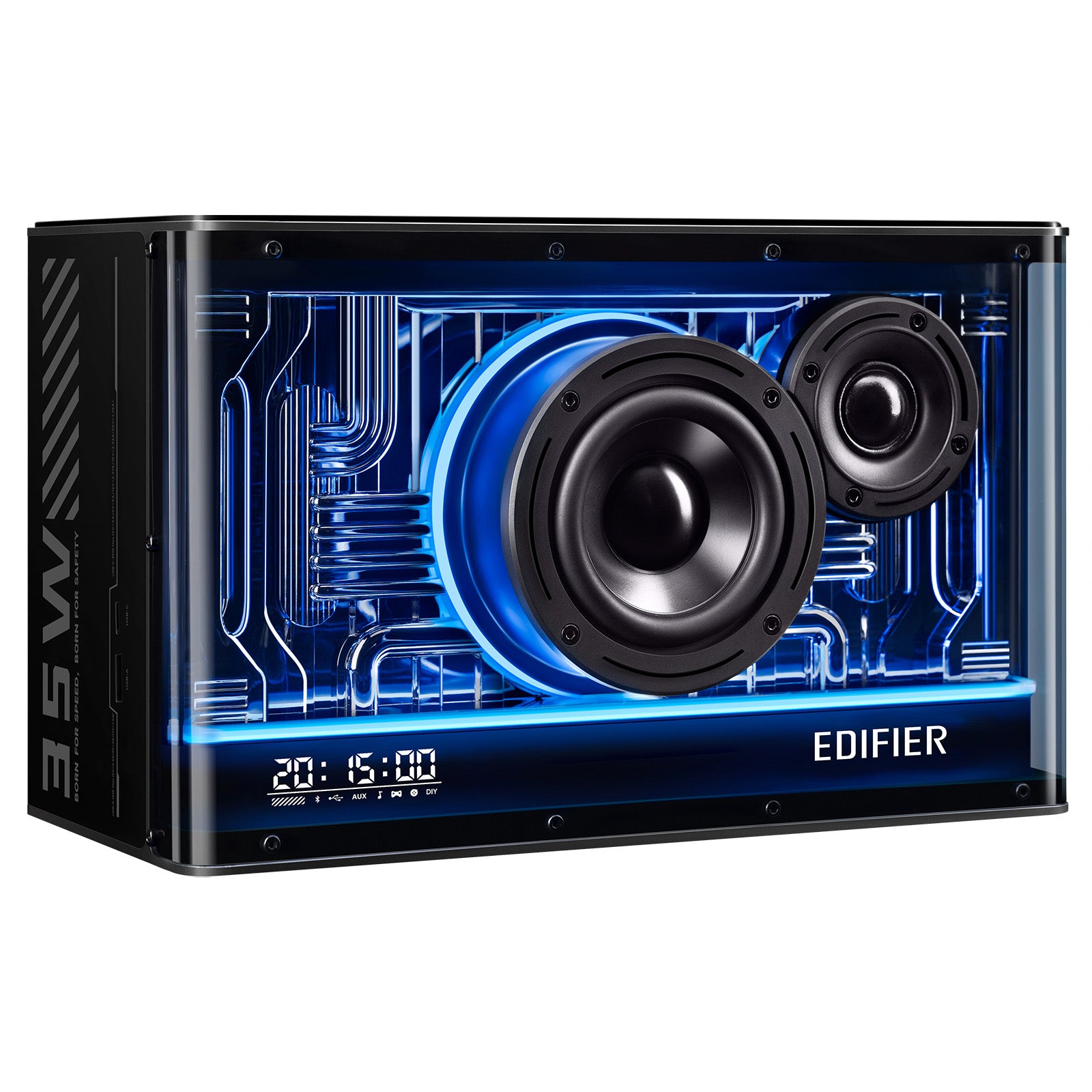 Edifier Tabletop Bluetooth Speaker Hi-Res Audio & Hi-Res Audio Wireless Certified Computer Speaker (Black)、mySite、camillekostekn