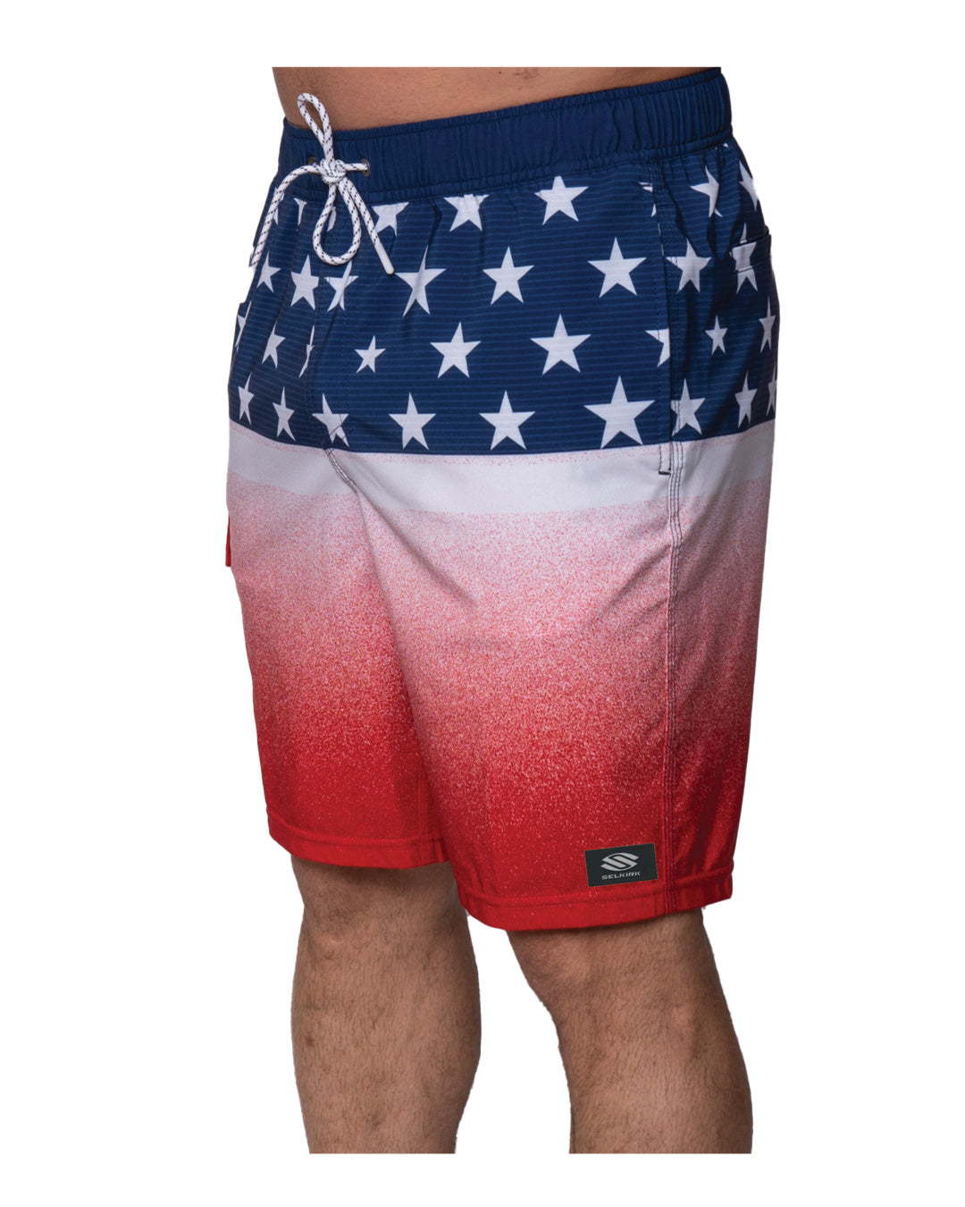 Selkirk Spring Owen Men's Flag Pickleball Shorts、mySite、noshort