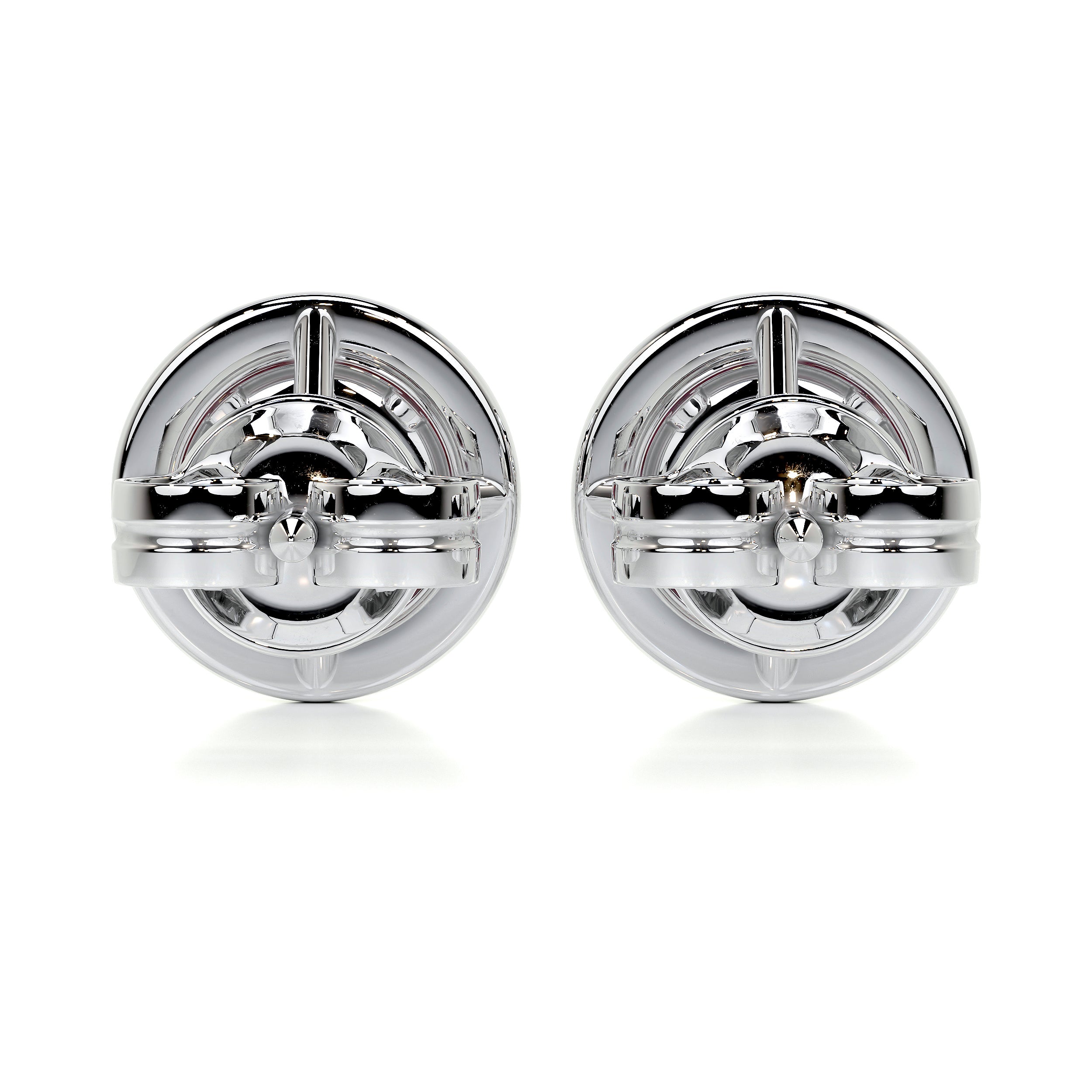 Erica Gemstones & Diamonds Earrings (2.30 Carat) - 14K White Gold、mySite、hinf8tx79
