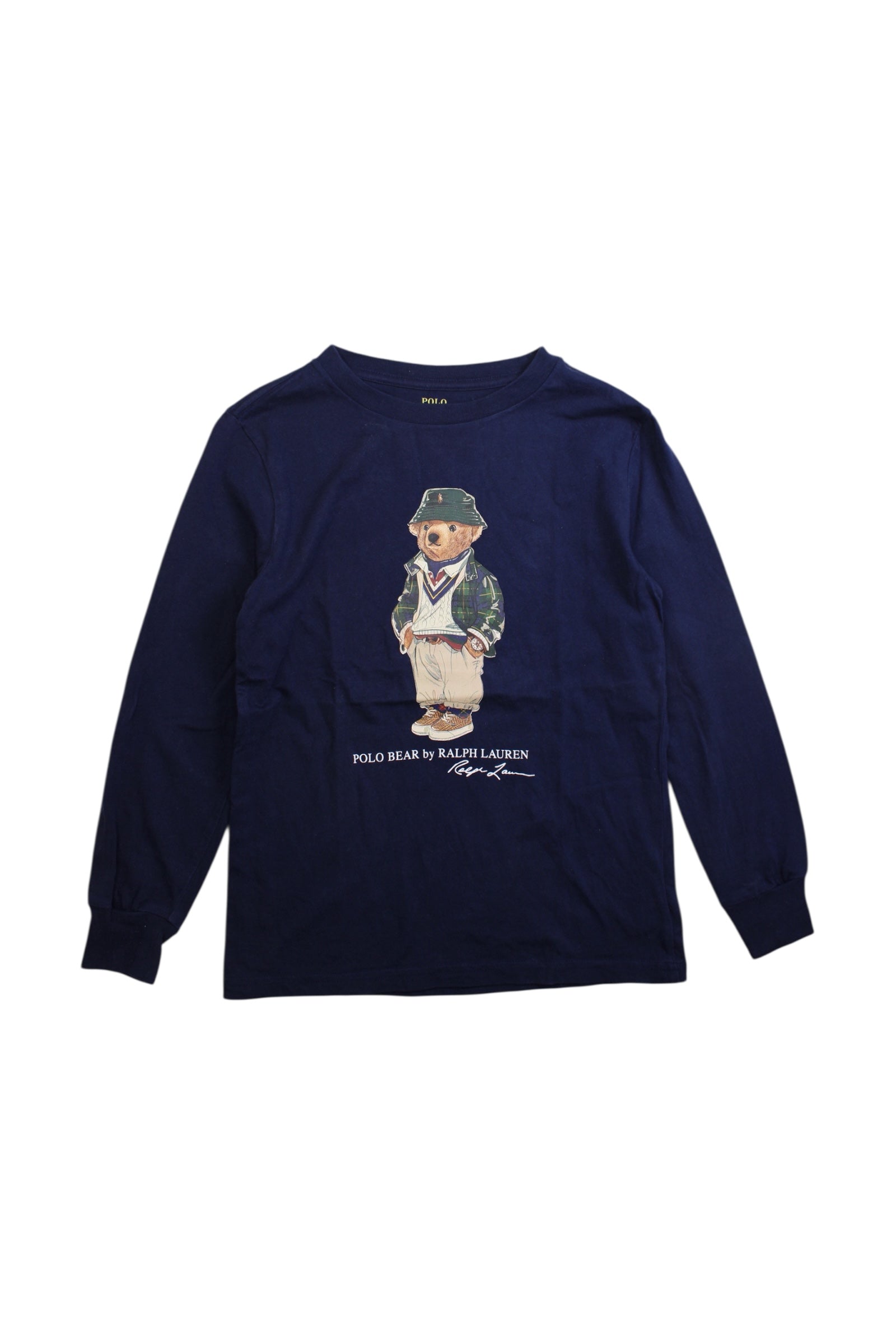 Polo Ralph Lauren Bear Long Sleeve T-Shirt Size 7Y、mySite、g9winljtr