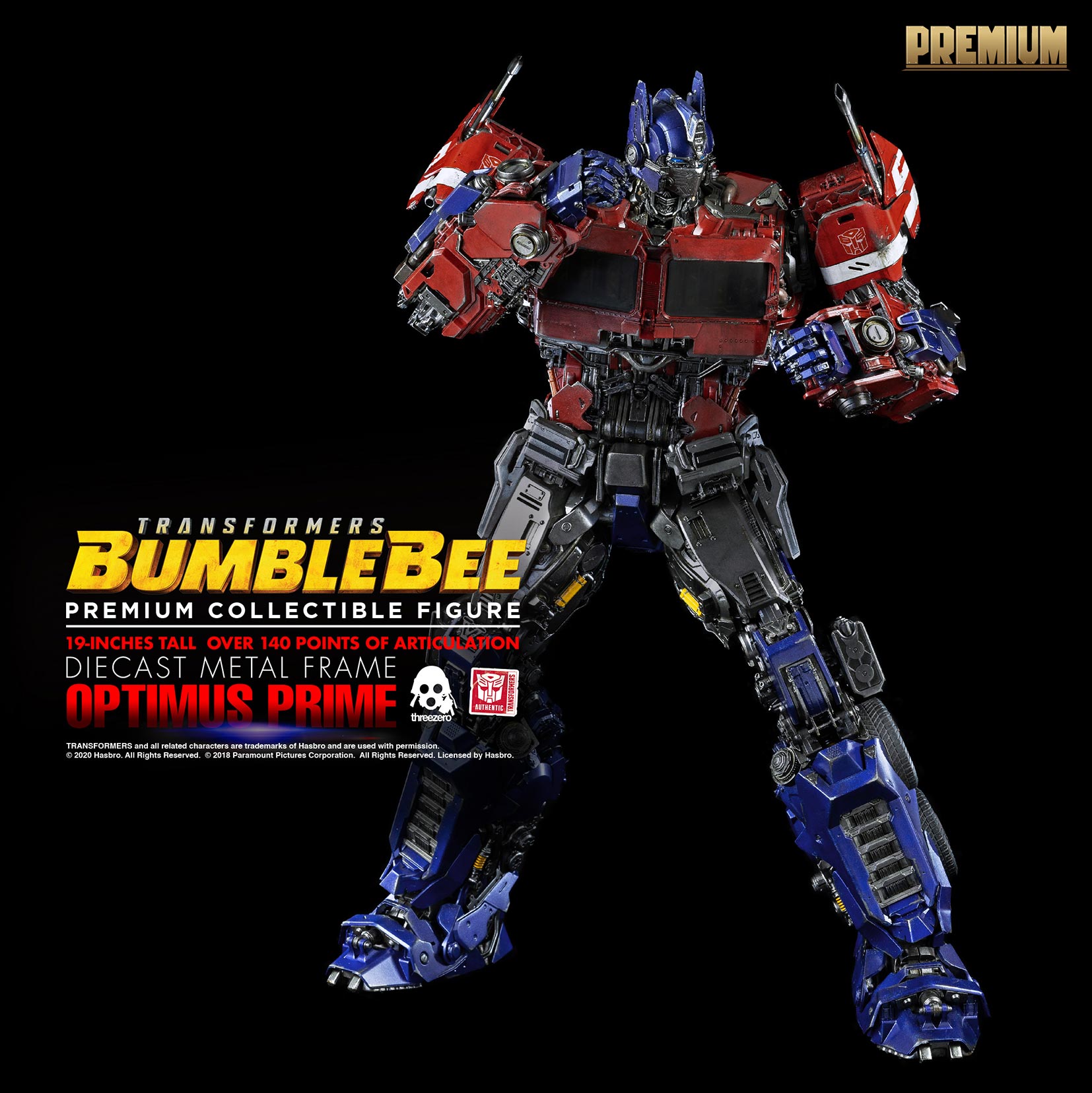 Threezero Transformers: Bumblebee Premium Collectible Optimus Prime、mySite、hgirdovlk