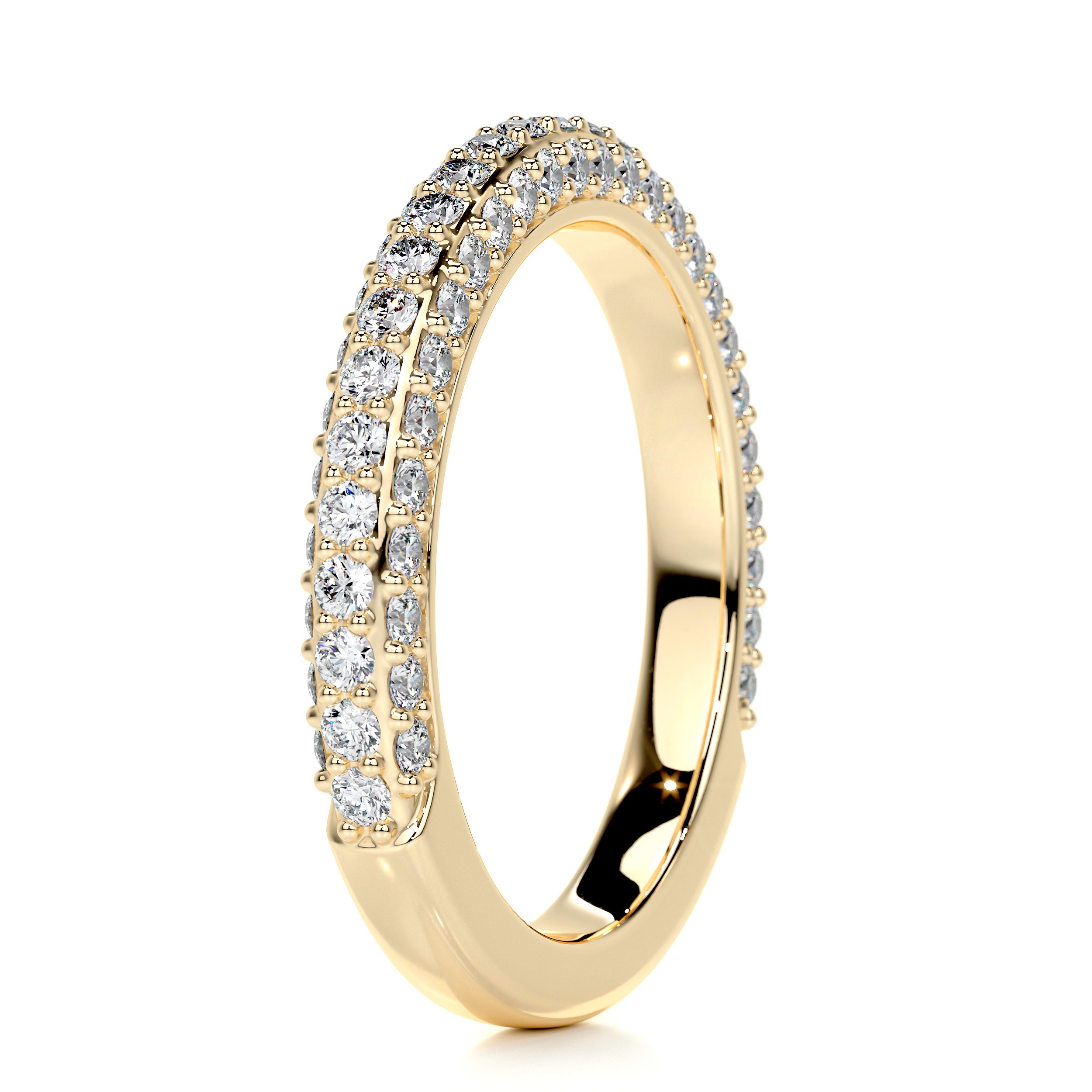 Anastasia Pave Diamond Wedding Ring (0.75 Carat) -18K Yellow Gold、mySite、hinf8tx79