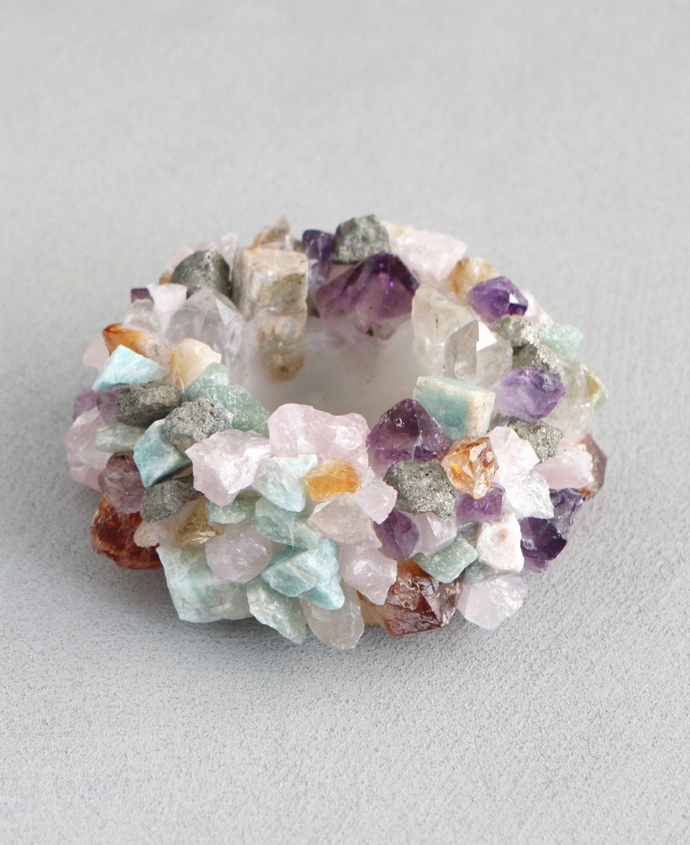 Multicolor Mixed Gemstone Candleholders、mySite、topwebapps