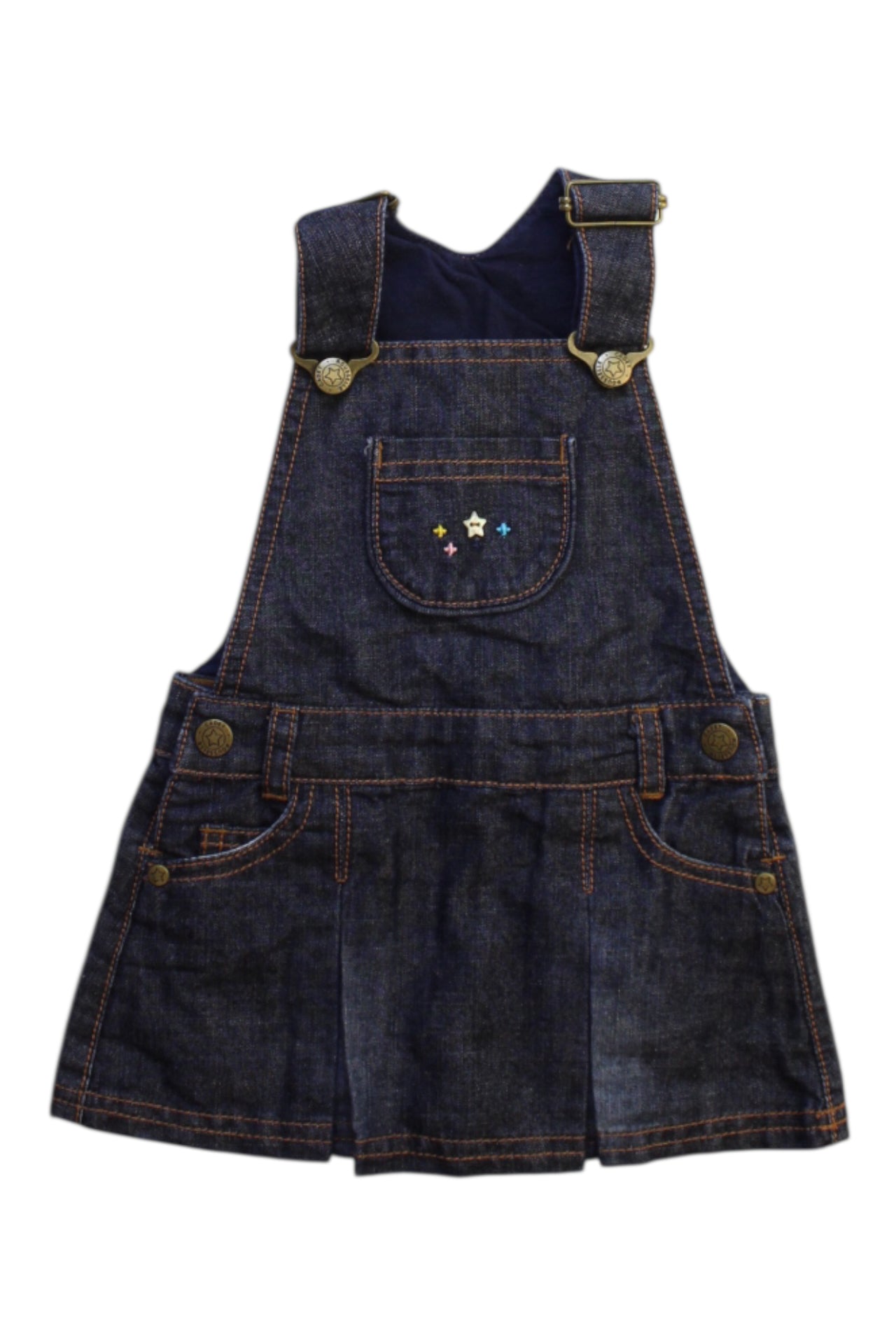 Cadet Rousselle Denim Overall Dress 3-6M、mySite、g9winljtr