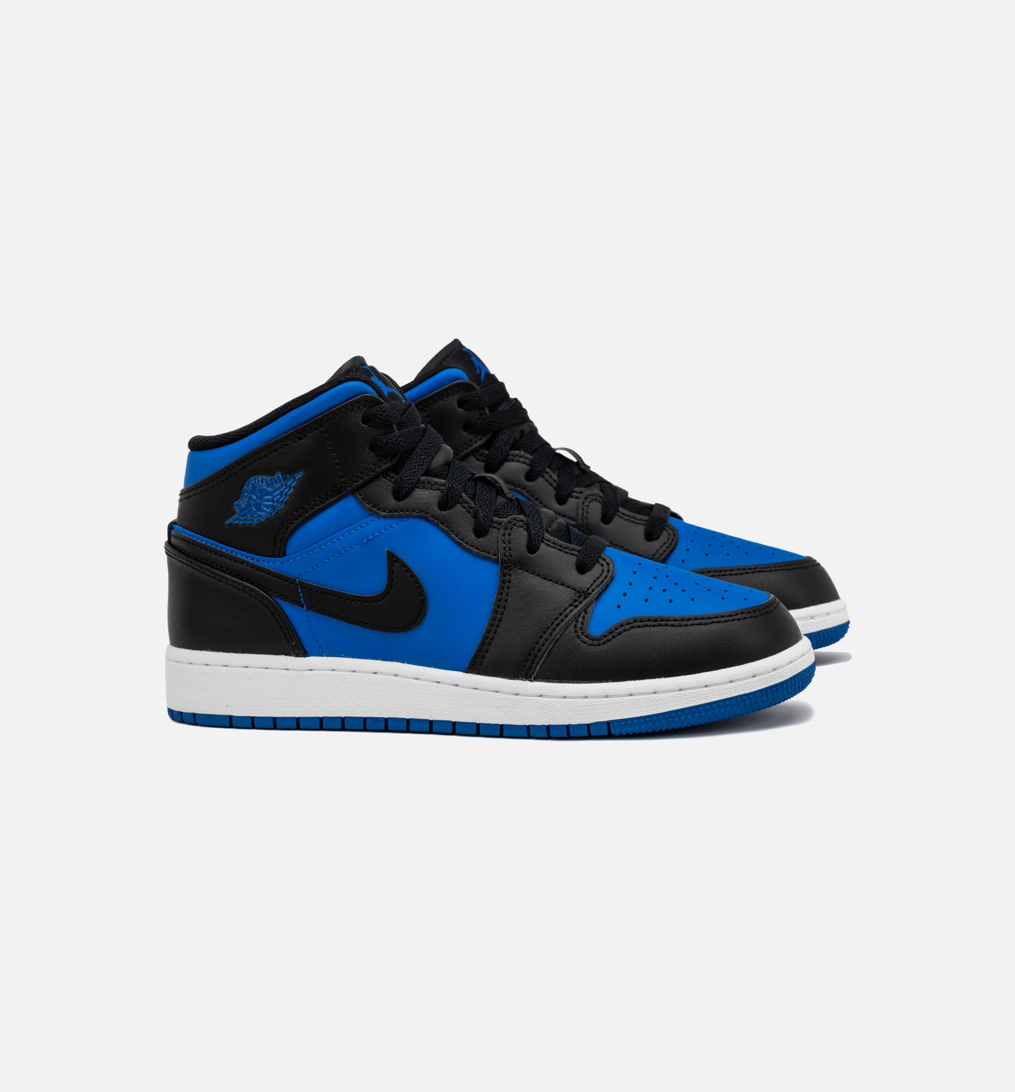 Air Jordan 1 Retro Mid Royal Blue Grade School Lifestyle Shoe - Black/Blue、mySite、dreamappss