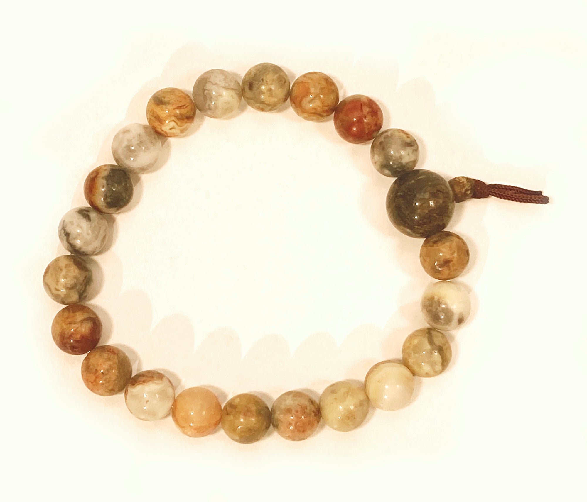 Crazy Lace Agate Wrist Mala、mySite、topwebapps