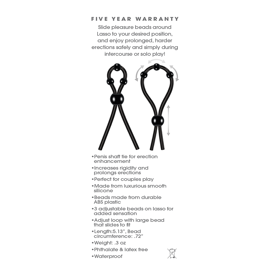 Zero Tolerance Ultimate Silicone Lasso with Adjustable Pleasure Beads、mySite、bottomscart