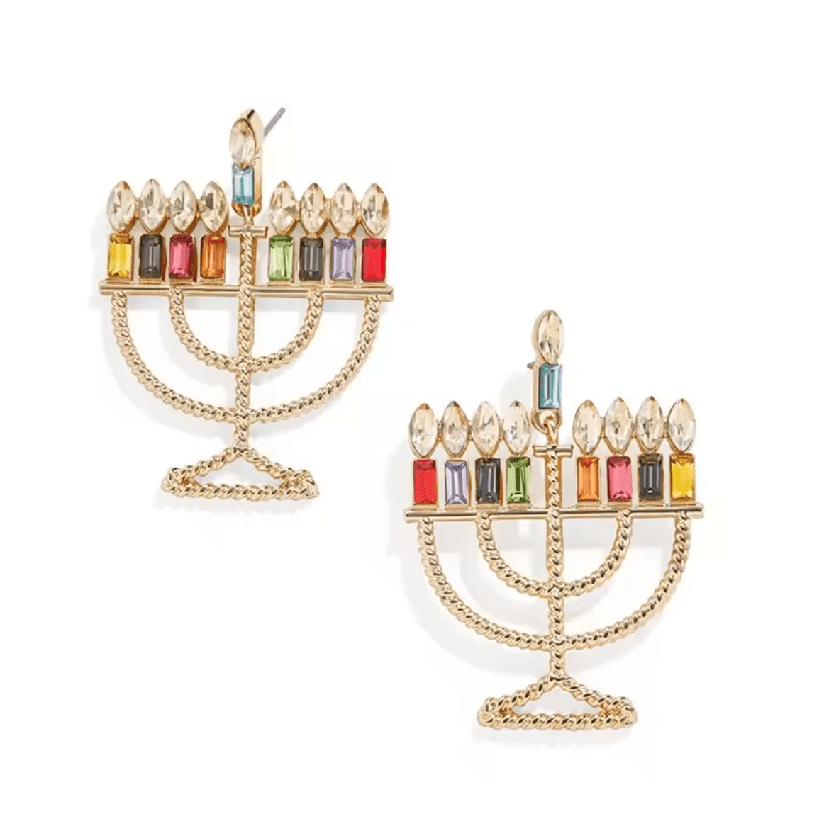 Crystal Menorah Earrings、mySite、topwebapps