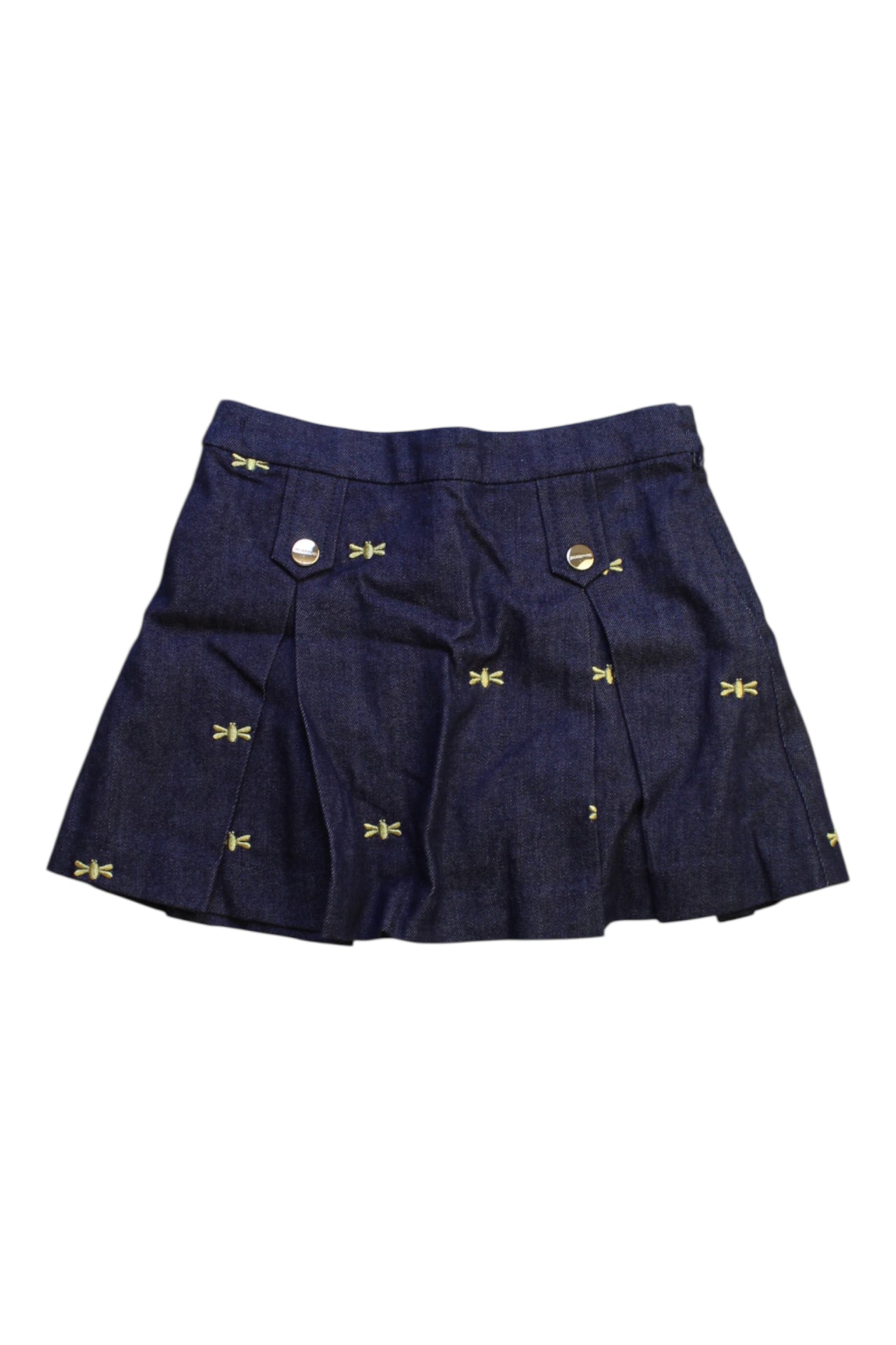 Jacadi Pleated Denim Skirt 4T、mySite、g9winljtr