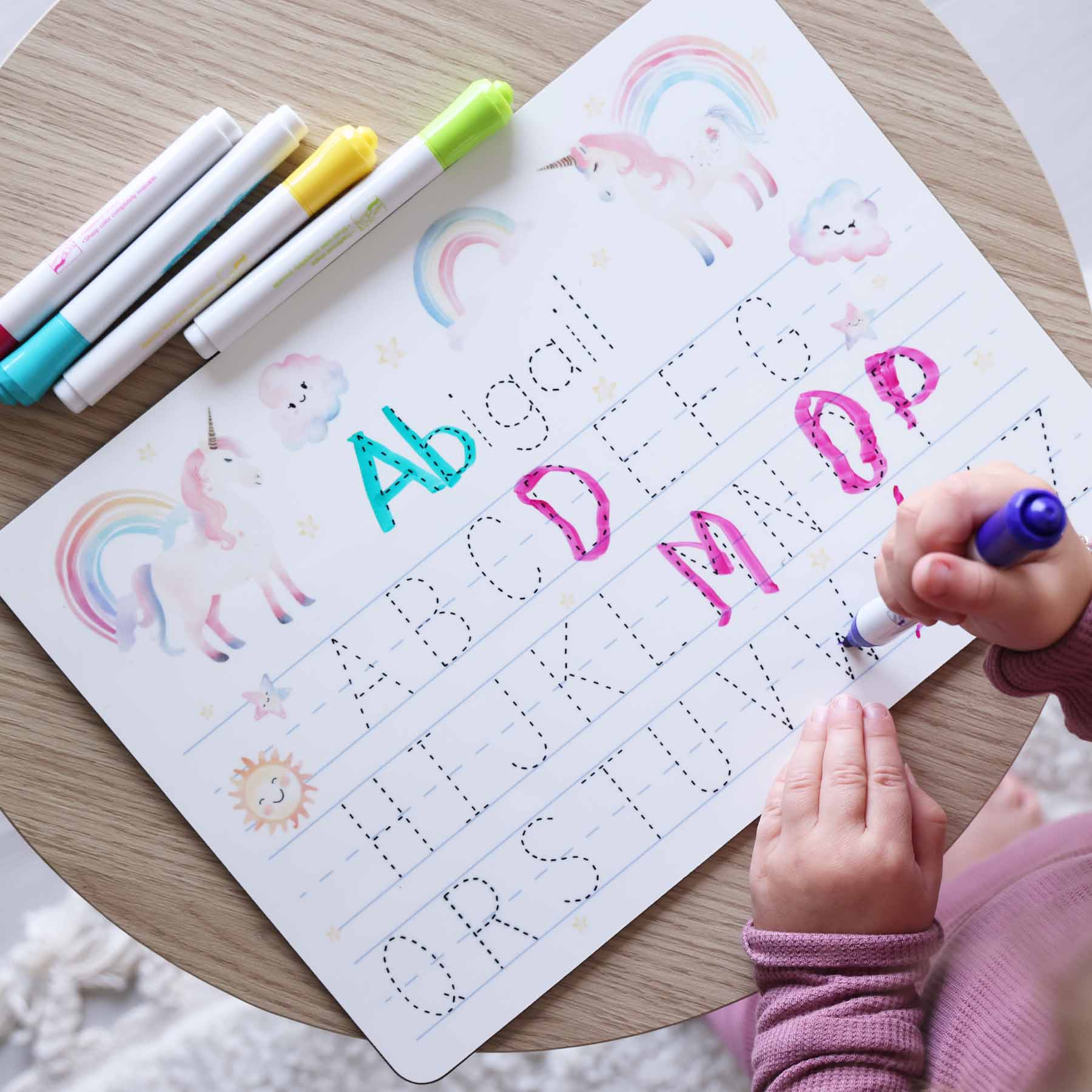  Kids Personalized Whiteboard | Magical Unicorns、mySite、layawaytickets