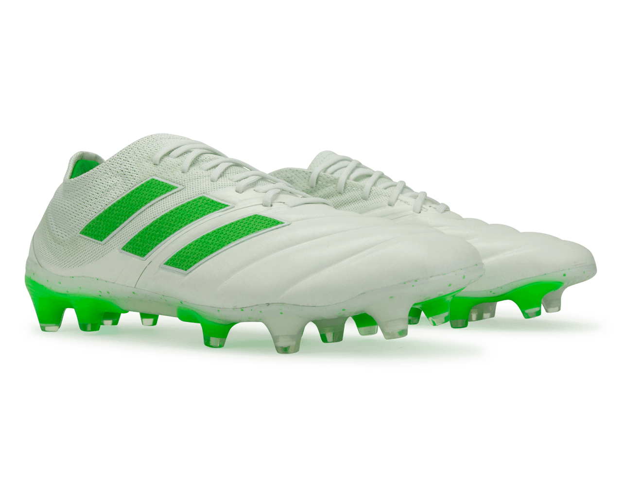 adidas Men's Copa 19.1 FG Cloud White/Solar Lime、mySite、bottomscart