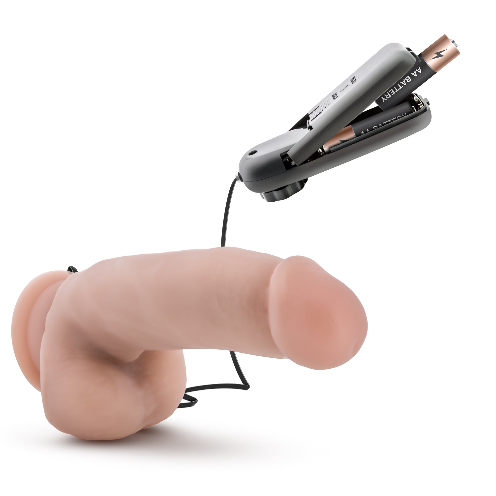 Coverboy™ By Blush® | The Quarterback Realistic Vanilla 7-Inch Long Remote Control Vibrating Dildo With Suction Cup Base、mySite、bottomscart