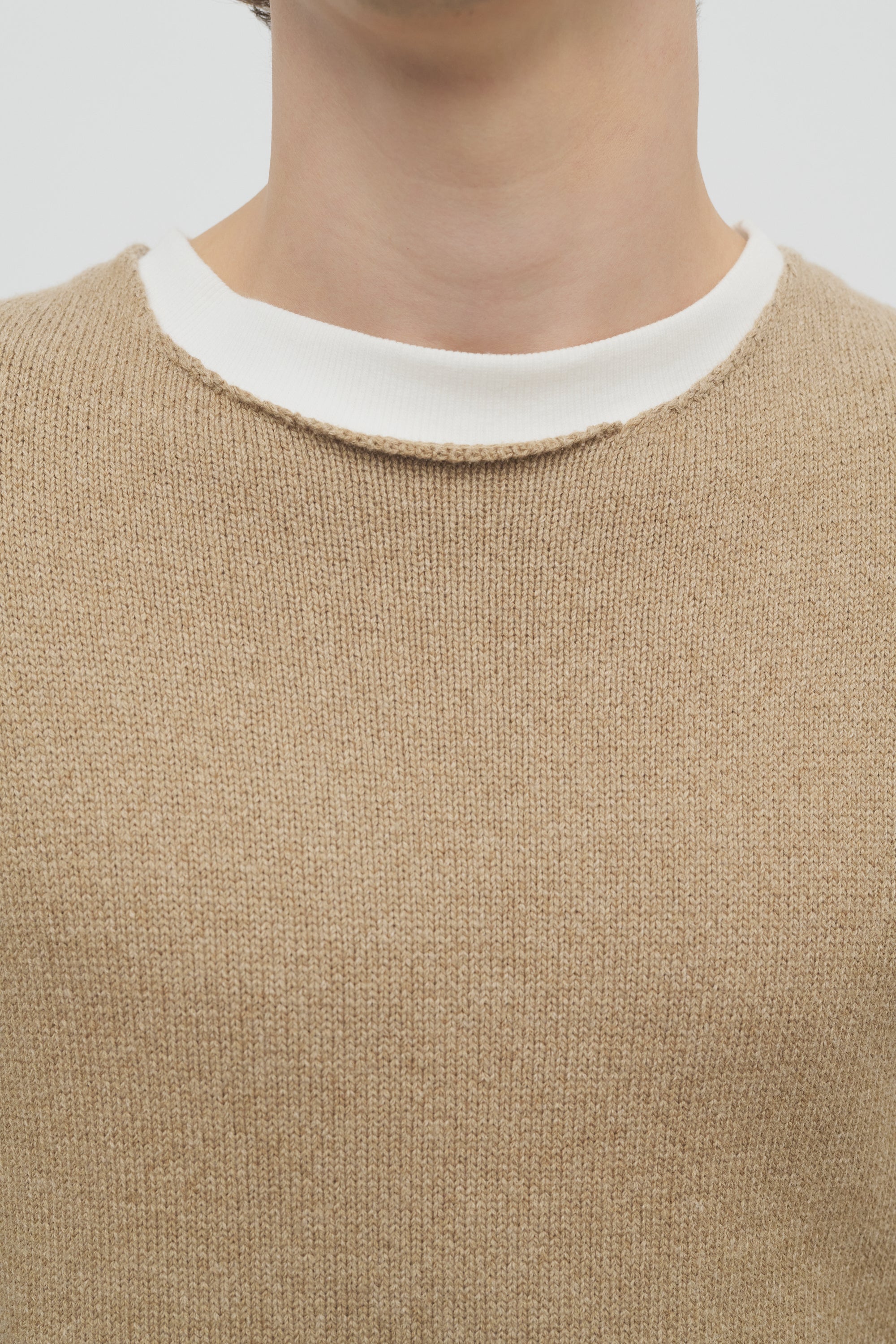 Shai Sweater in Virgin Wool and Cotton、mySite、aoinhome