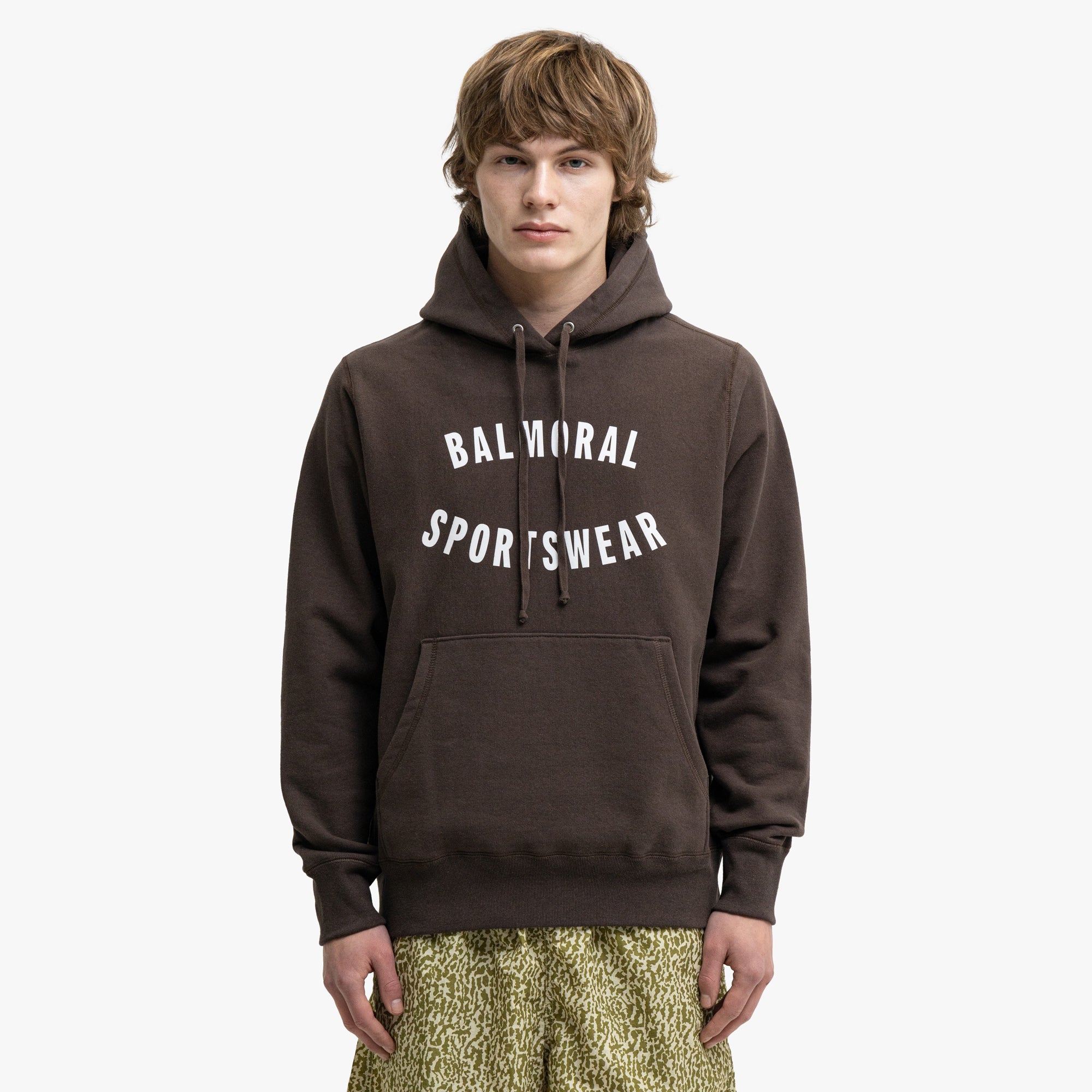  Balmoral Parkhaven Hoodie Chocolate / White、mySite、merchandisen