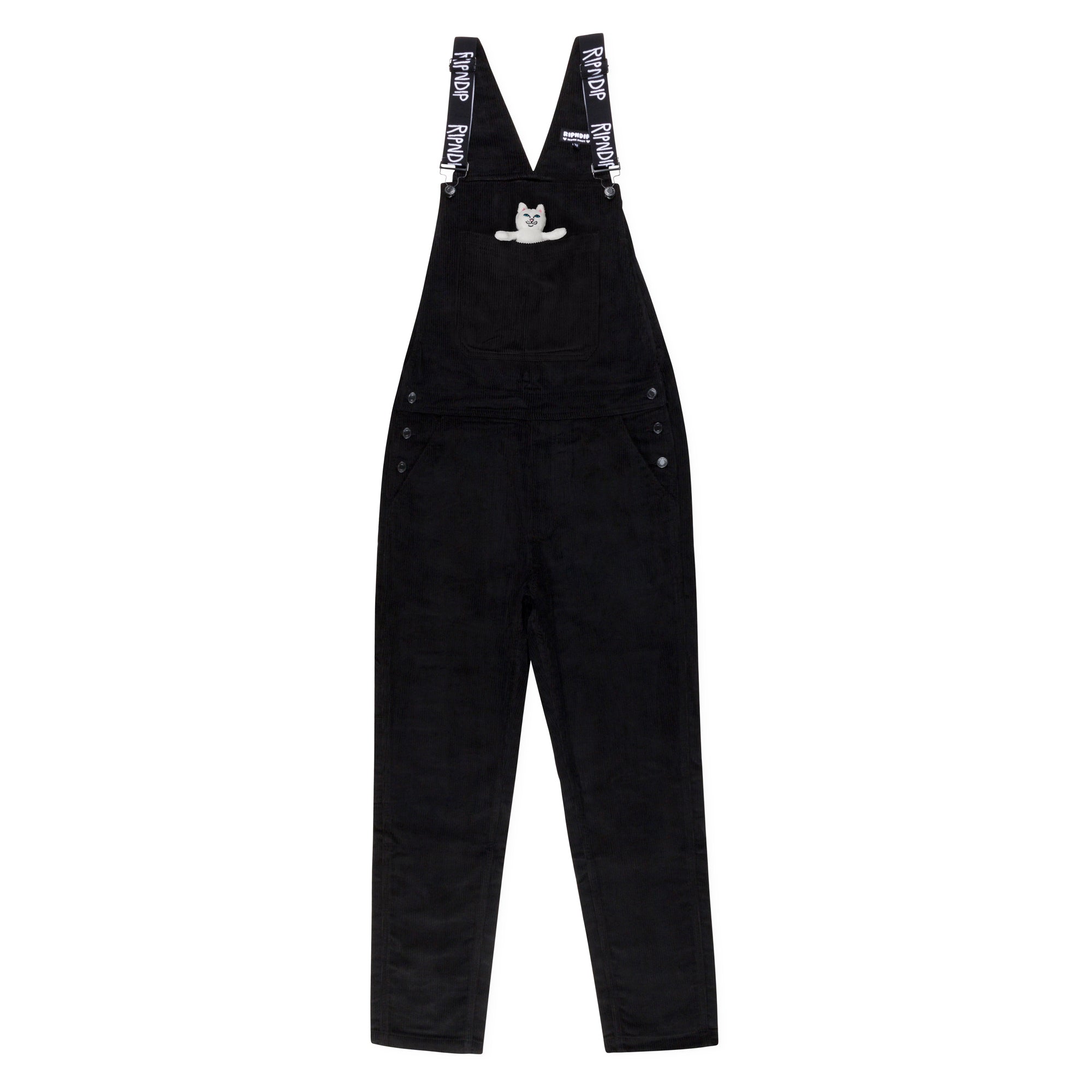  Nermy Buddy Corduroy Overalls (Black)、mySite、merchandisen