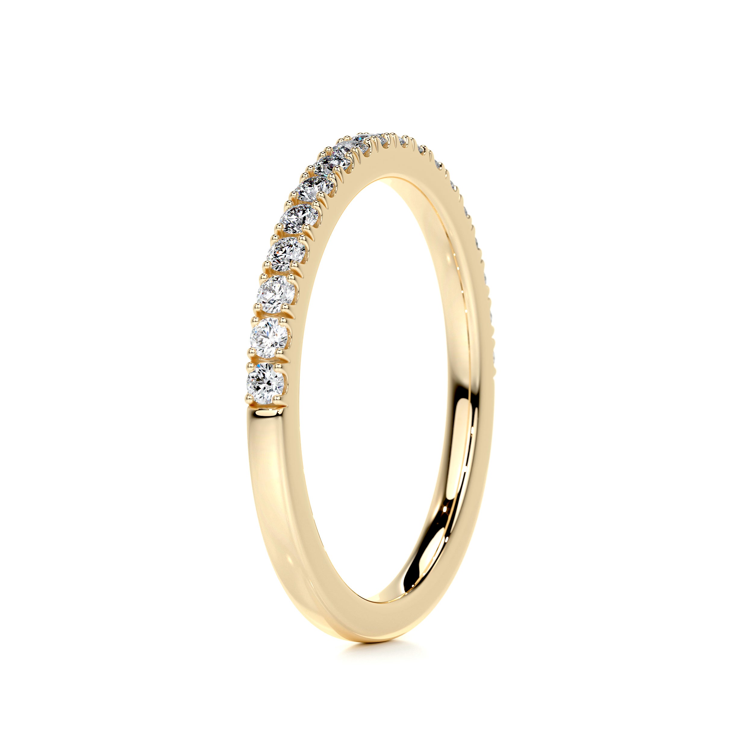 Stephanie Diamond Wedding Ring (0.3 Carat) - 18K Yellow Gold、mySite、hinf8tx79