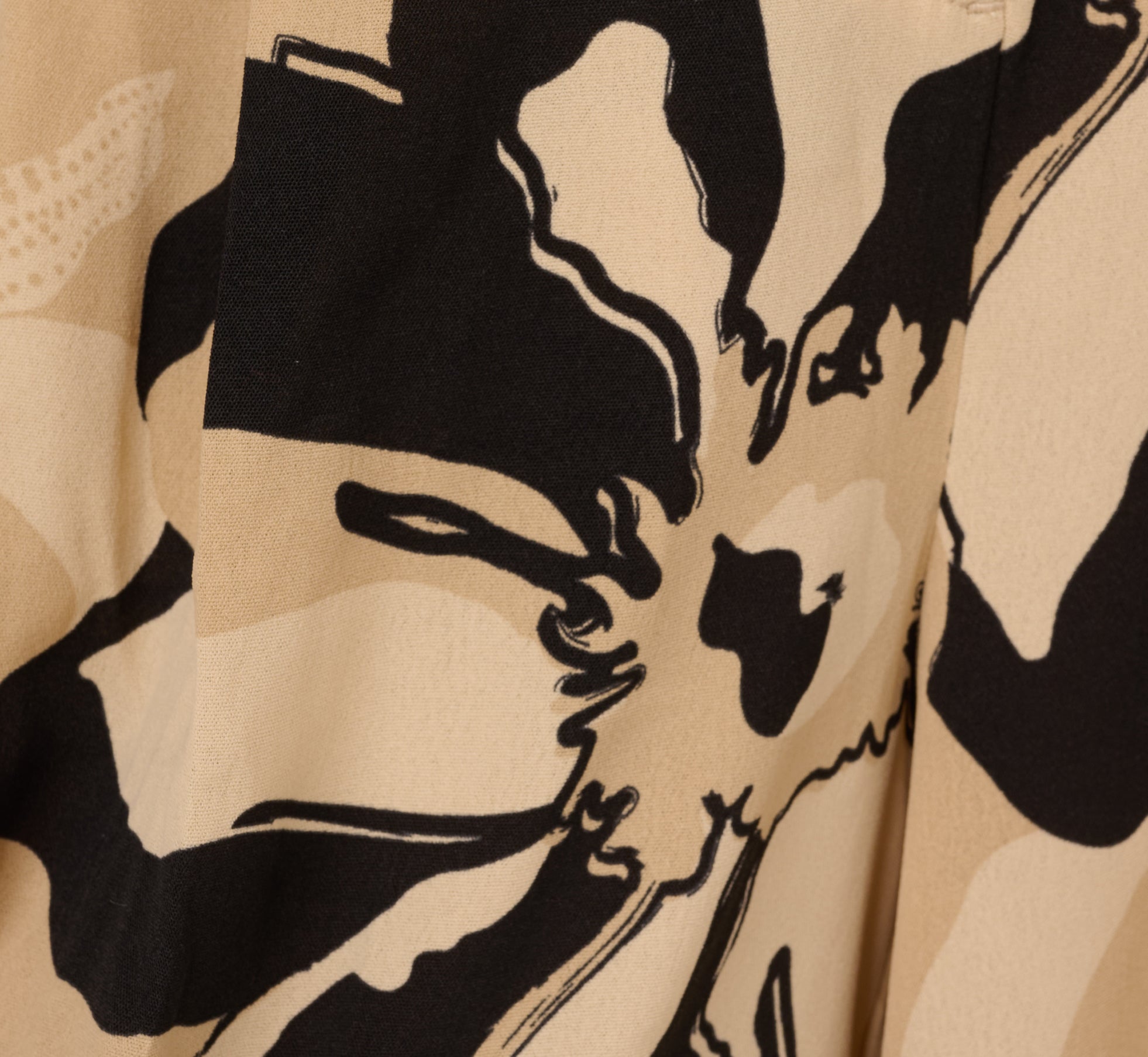 Floral Print Gaucho Pant In Khaki Black Sunset Floral、mySite、solidvoid