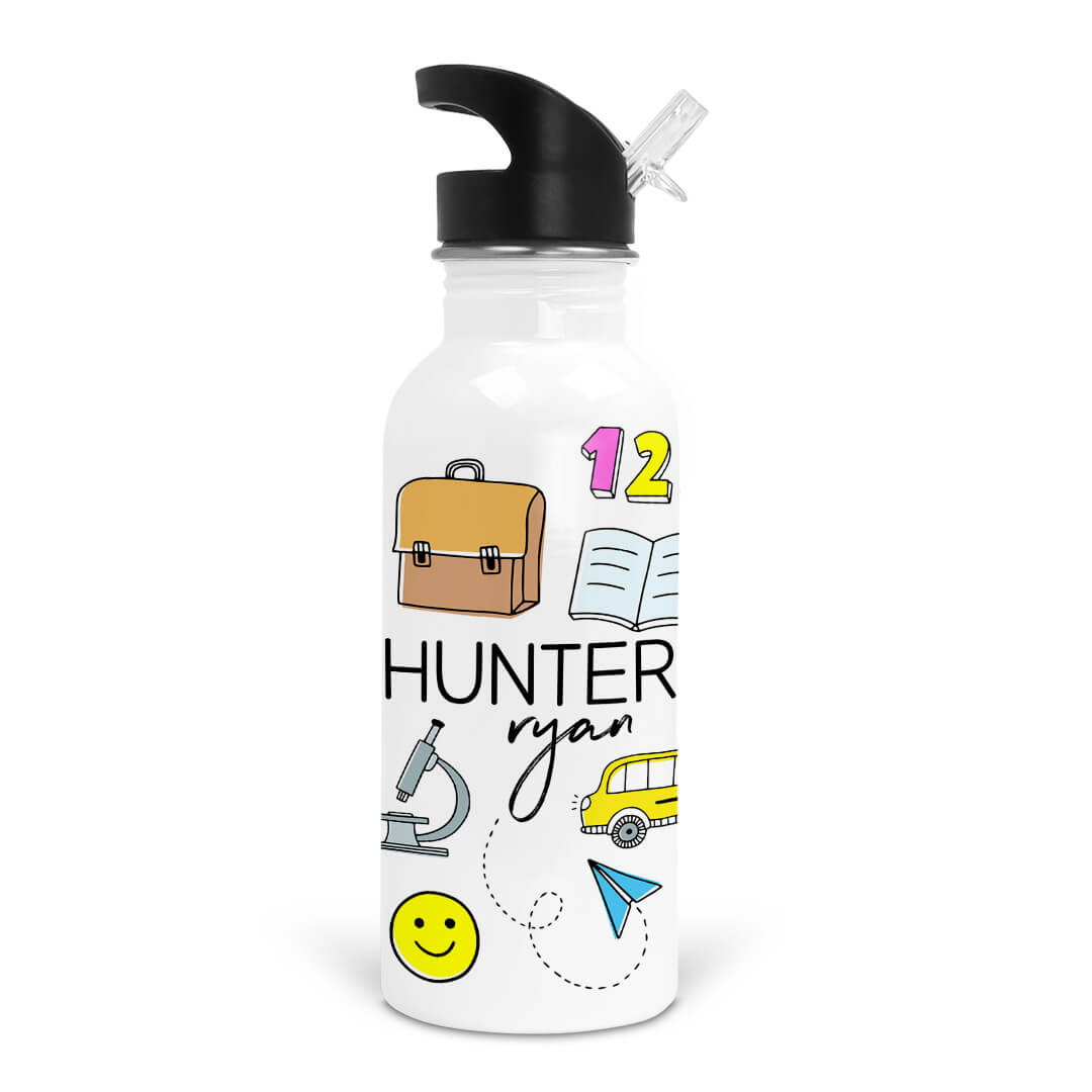  Back to School Personalized Kids Water Bottle、mySite、layawaytickets