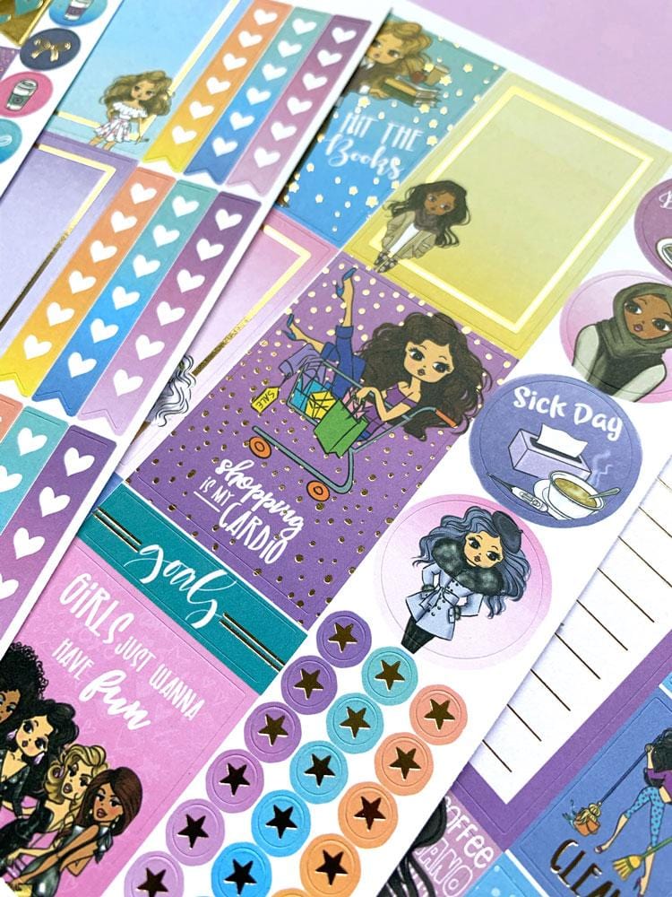  Planner Stickers - Planner Girl Weekly Kit、mySite、ghnorth