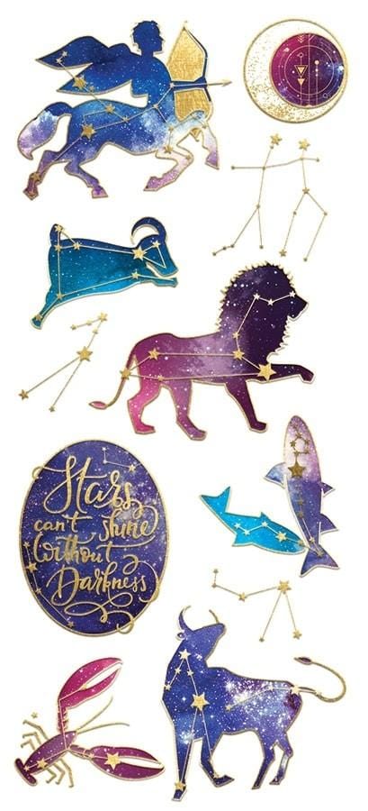  Decorative Stickers - Celestial Faux Enamel、mySite、ghnorth