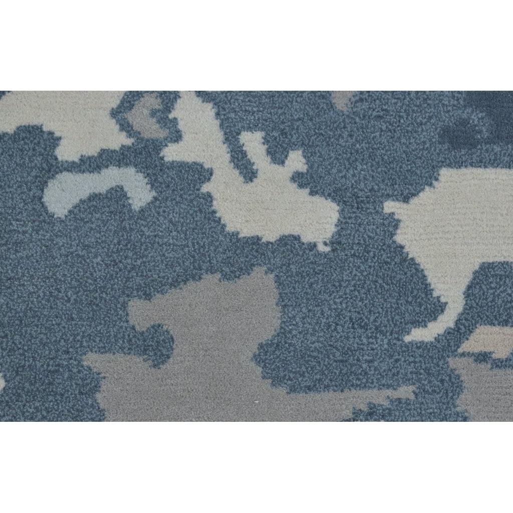 Branksome Blue Gray Wool Handknotted Rug、mySite、gigharbornorthrealestate
