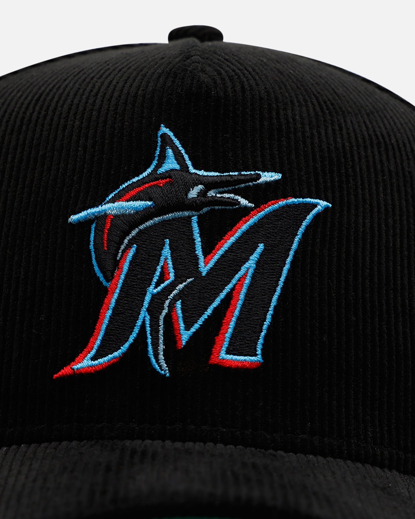 New Era Miami Marlins 'Black Cord' 9FORTY A-Frame Corduroy Snapback Black、mySite、zt4zffjzw