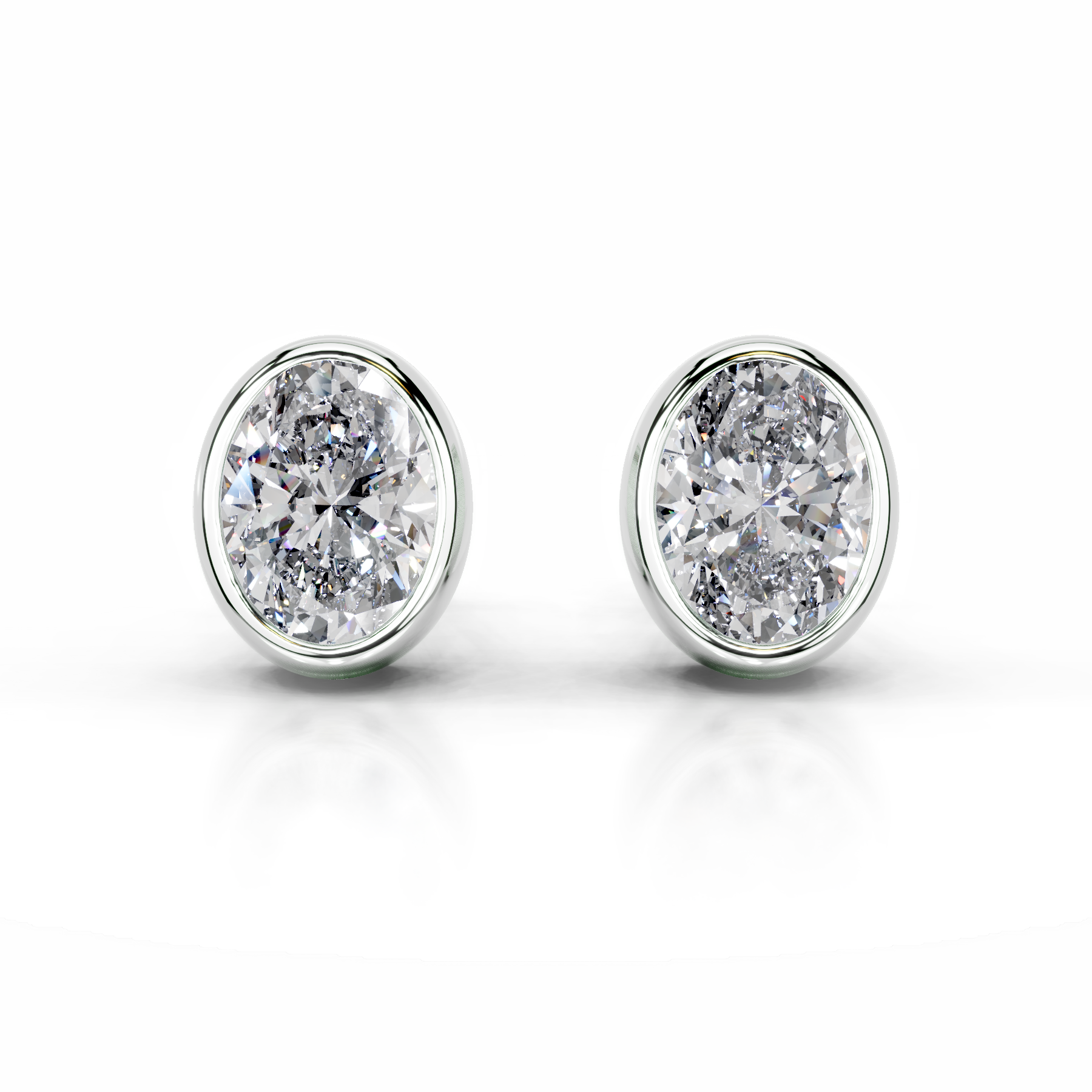 Janice Diamond Earrings (3 Carat) -14K White Gold、mySite、hinf8tx79