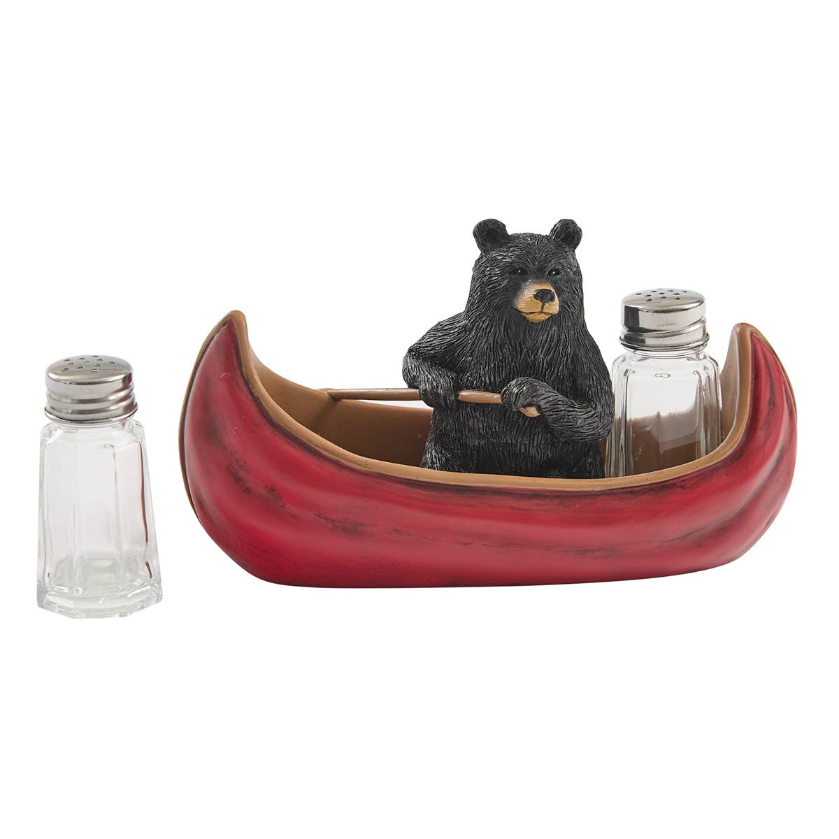 Bear in a Canoe Summer Vacation Salt And Pepper Set、mySite、g9winljtr