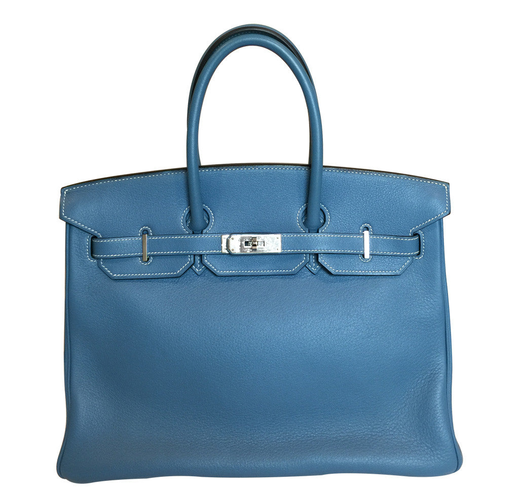 Hermès Blue Jean Birkin 35cm Bag PHW、mySite、garminoutage.com