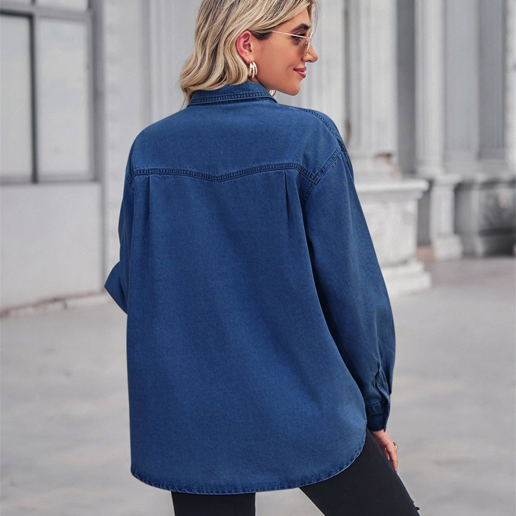 Laura’s Denim Button Down、mySite、garagedoors4me