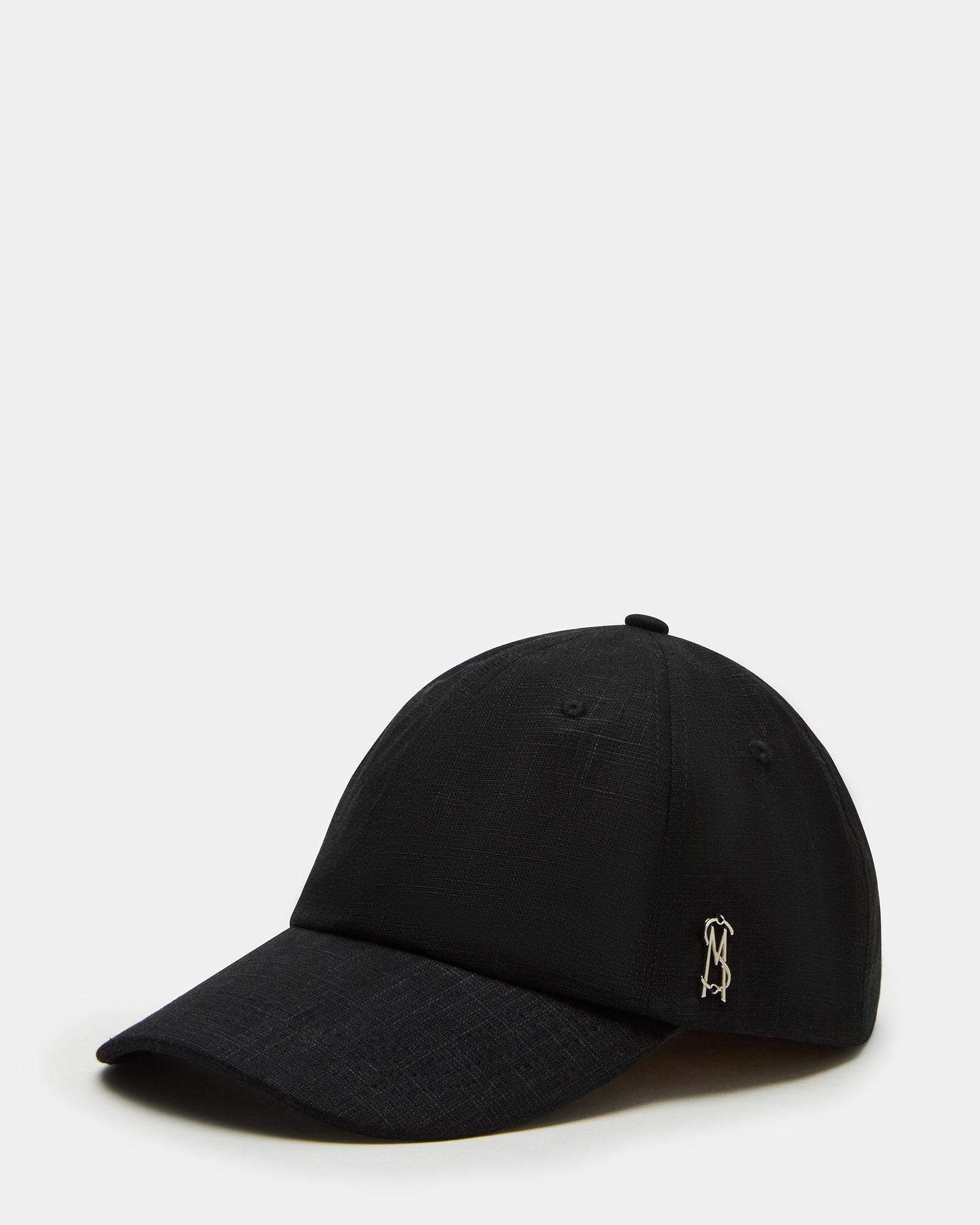 LINEN BASEBALL CAP BLACK、mySite、gtrtttuynbv