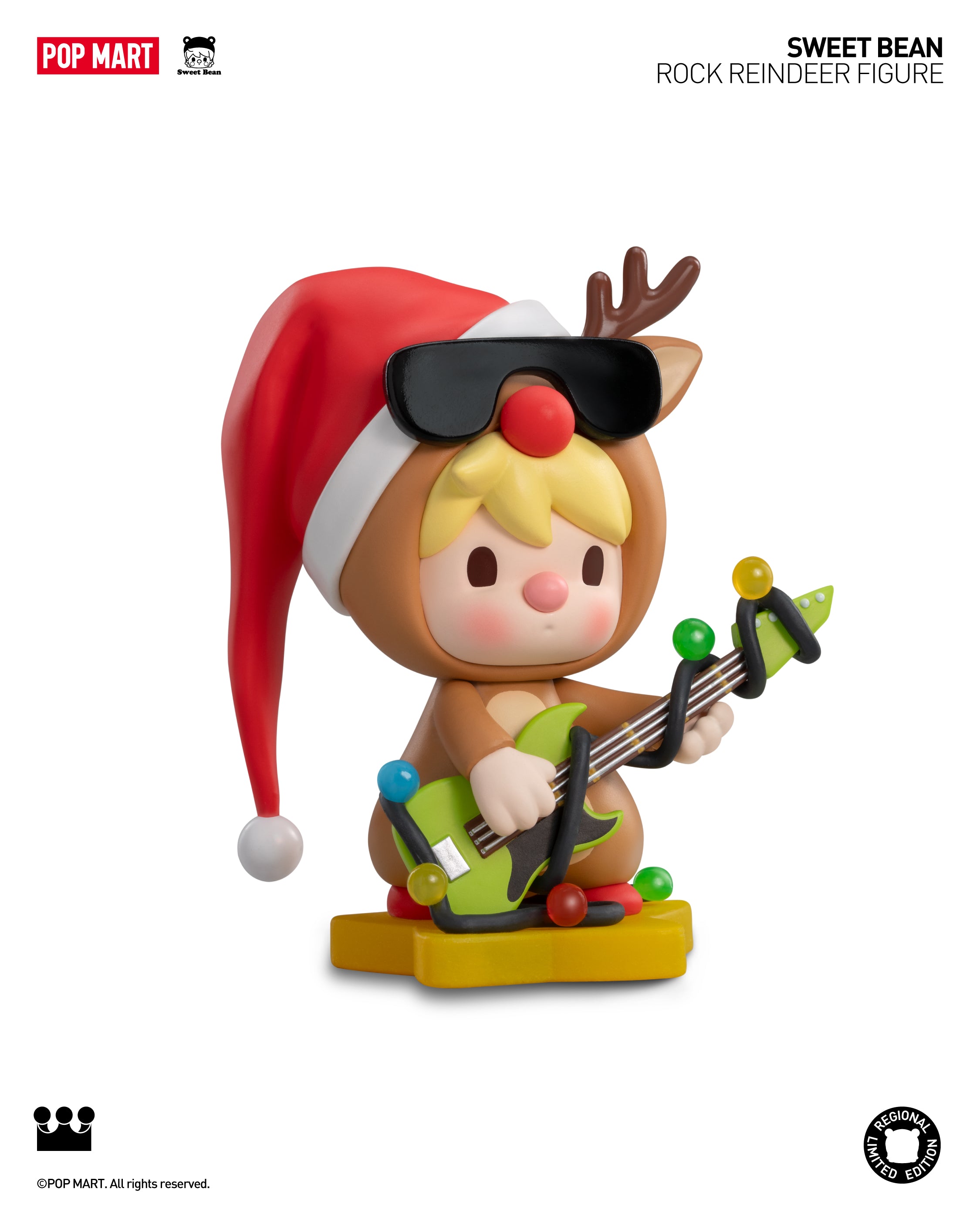  POP MART Sweet Bean Rock Reindeer Figure、mySite、greenlandpopulation