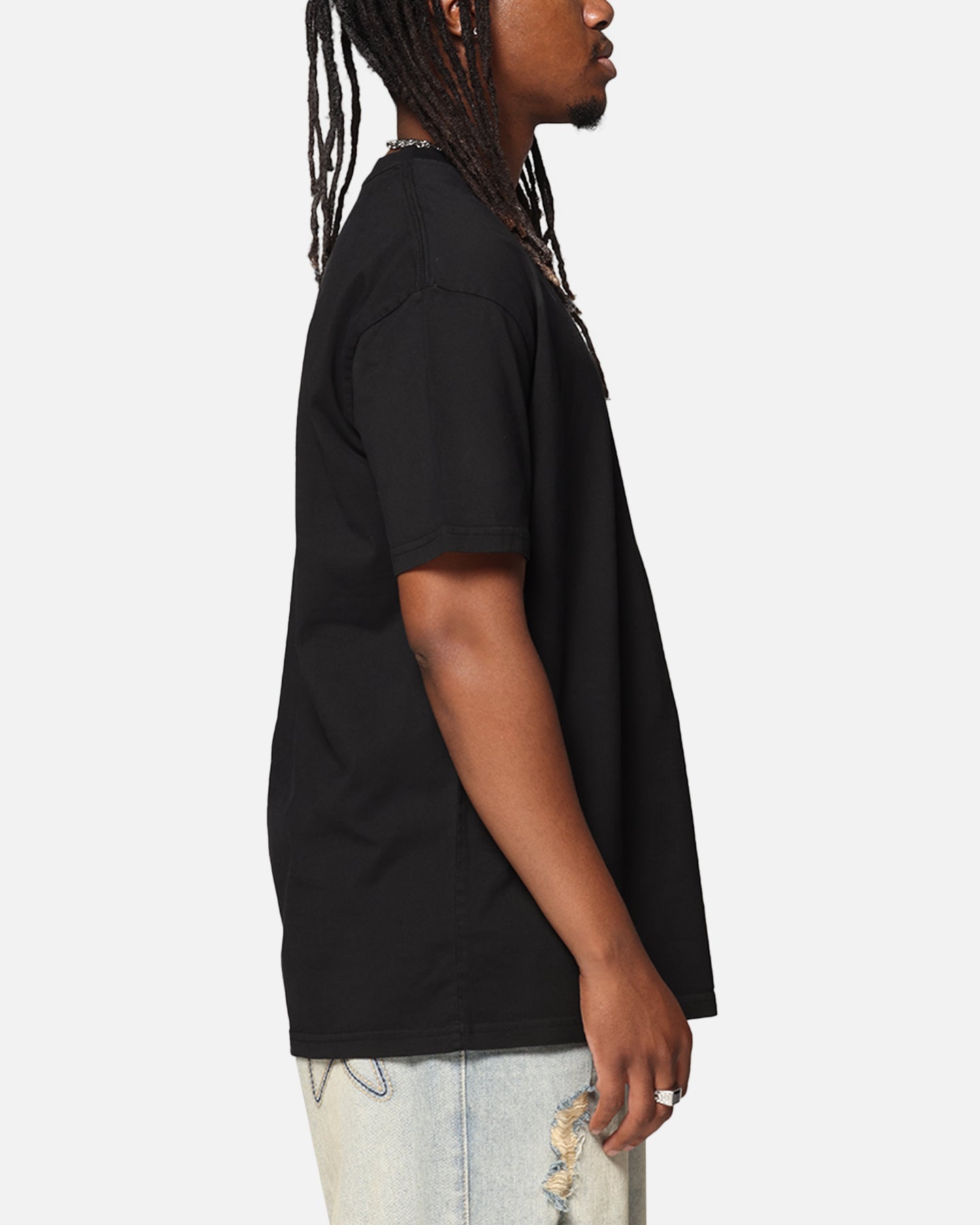 S Double Pocket T-Shirt Washed Black、mySite、zt4zffjzw