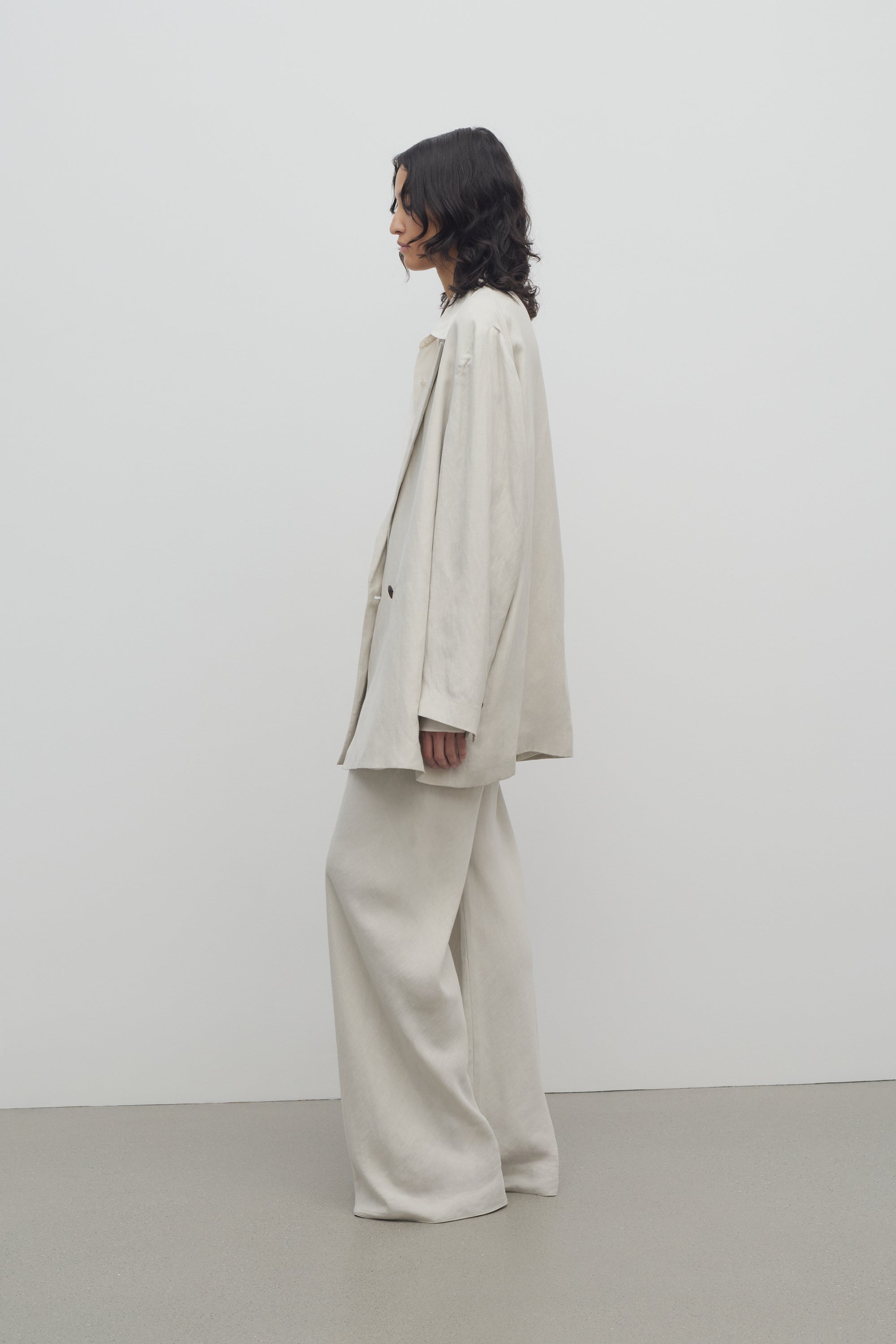 Gala Pant in Silk and Linen、mySite、aoinhome