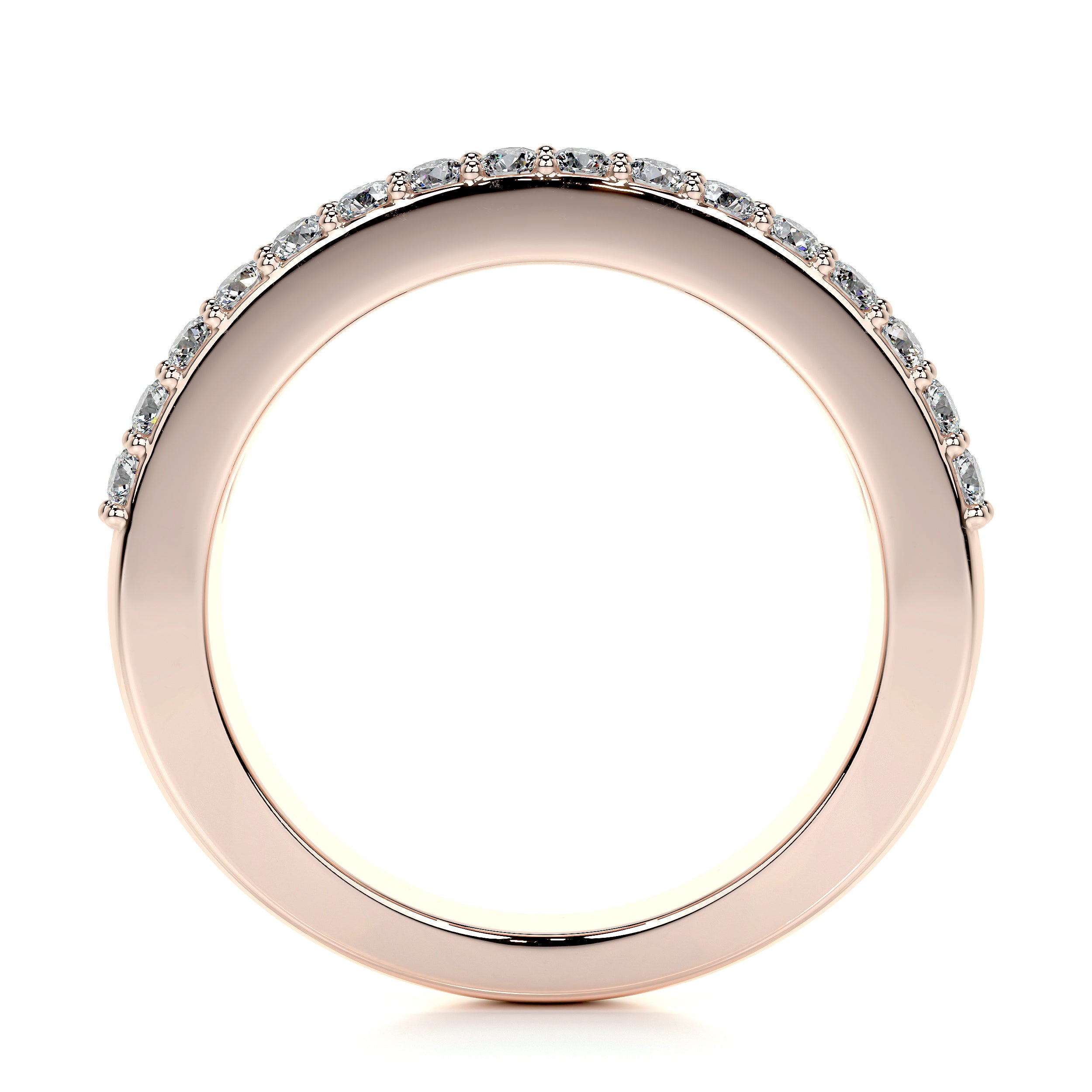 Nia Lab Grown Diamond Wedding Ring (2 Carat) -14K Rose Gold、mySite、hinf8tx79