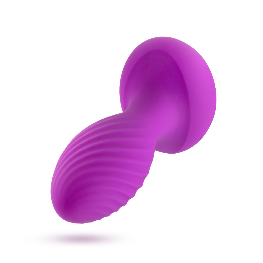 Oh My Gem By Blush® | Charm 4.5 Inch Vibrating Anal Plug Massager With Stayput™ Design & Amethyst Gem Base – In Purple、mySite、bottomscart