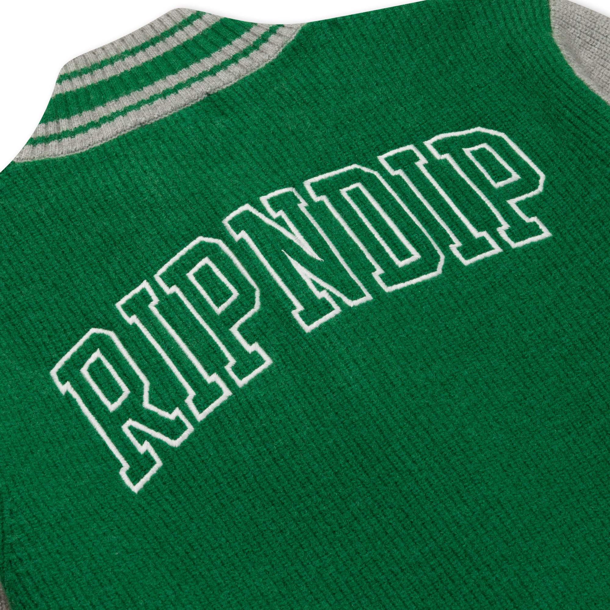  Team Spirit Varsity Cardigan (Green/Grey)、mySite、merchandisen