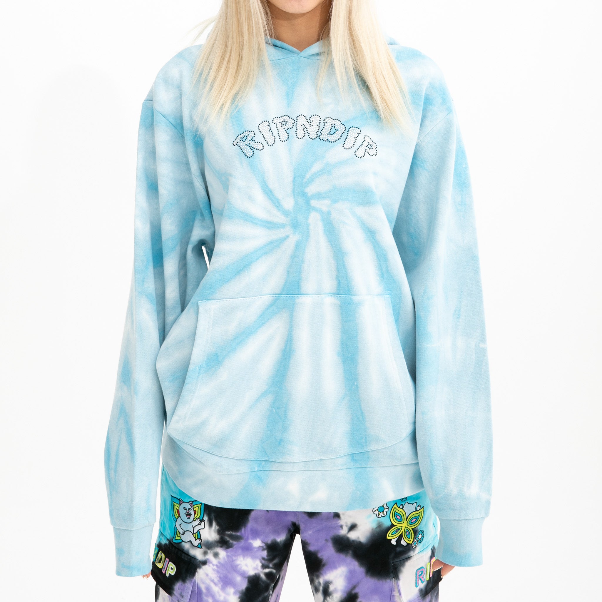  Sent From Heaven Hoodie (Light Blue Spiral Dye)、mySite、merchandisen
