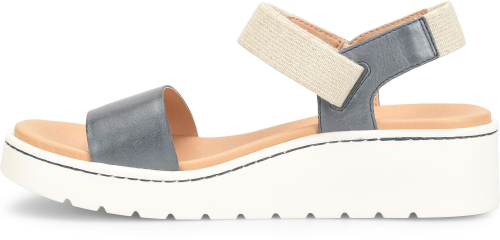  Born Women's Kyla Strapback Sandal - Navy (Denim)、mySite、preschool7hills