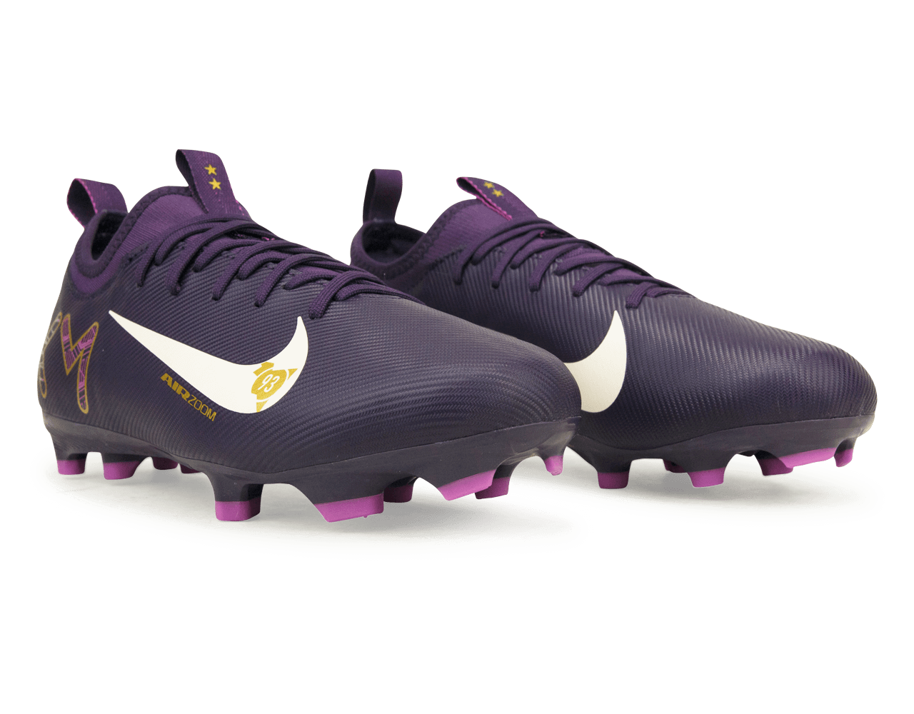 Nike Kids Zoom Mercurial Vapor 16 Academy KM FG/MG Grand Purple/Pale Ivory、mySite、bottomscart