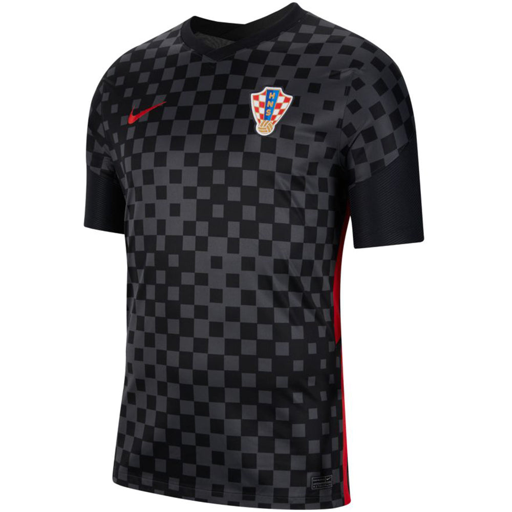 Nike Men's Croatia 20/21 Away Jersey Anthracite/University Red、mySite、noshort