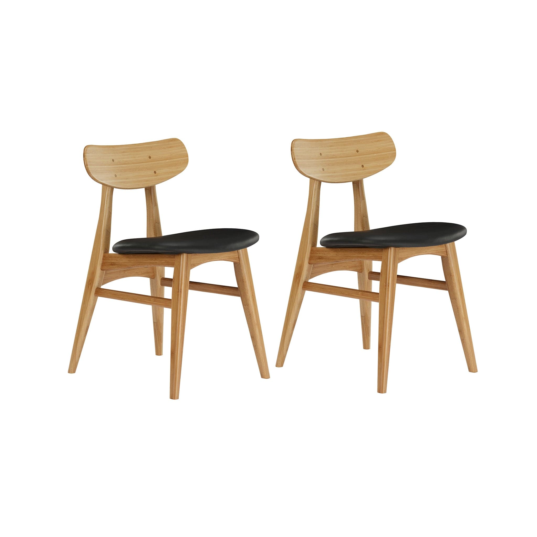 Cassia Dining Chair With Leather Seat (set of 2)、mySite、neckold