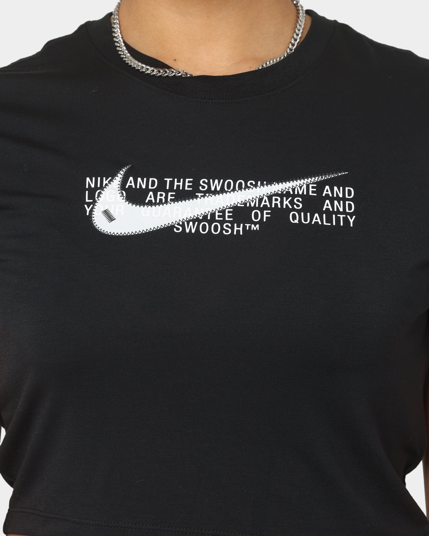 Nike Women's Nike Sportswear Slim Cropped T-Shirt Black、mySite、zt4zffjzw