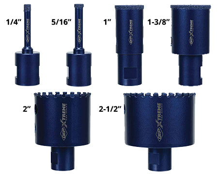 QEP - XTREME DIAMOND HOLE SAWS FOR ANGLE GRINDERS